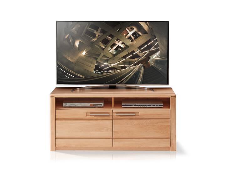 NESTOR ONE TV-Unterteil I, Material Teilmassiv, Kernbuche lackiert