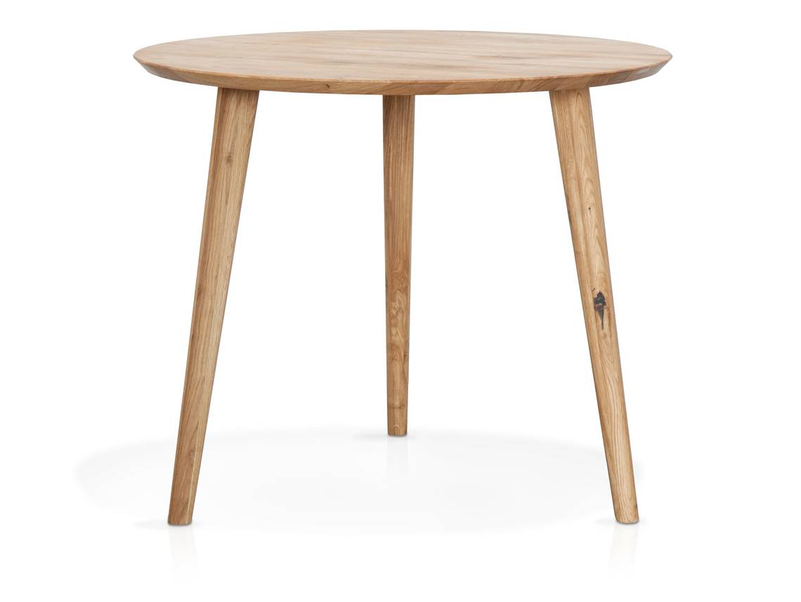 Ascon Esstisch Rund Material Massivholz Wildeiche 75 Cm