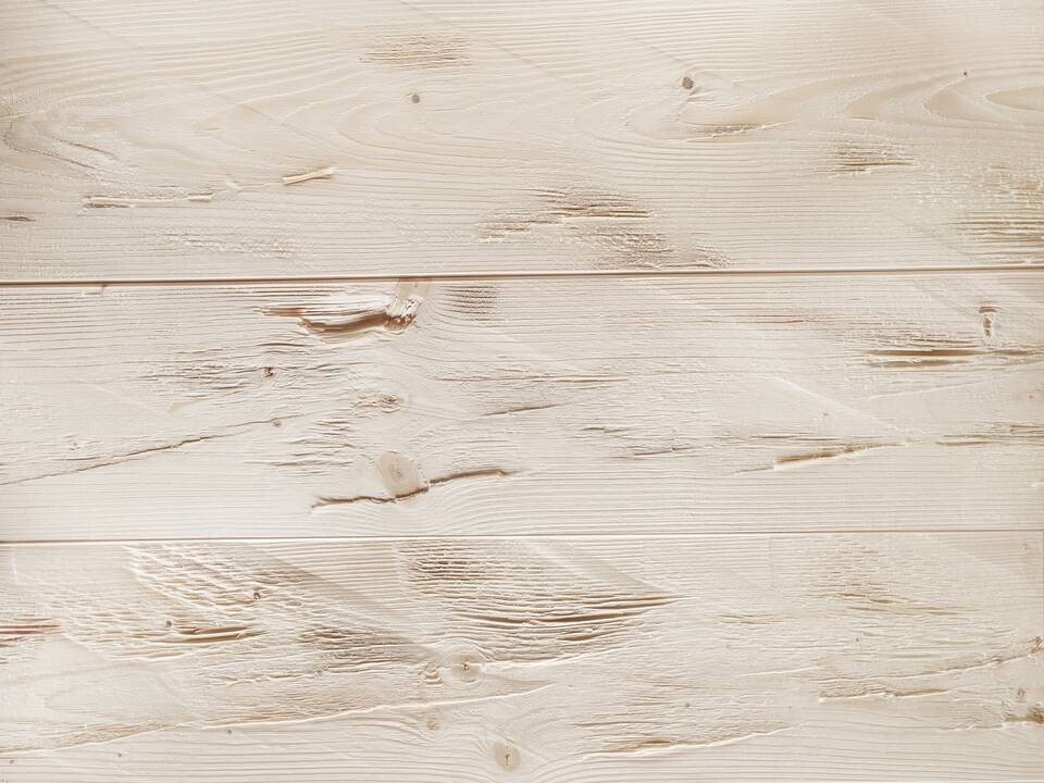 Nut- und Federbretter, Fichte gehackt/gebürstet, Material Massivholz, verschiedene Längen erhältlich 19 mm | 1 Meter