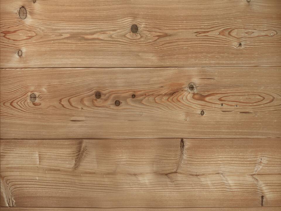 Nut- und Federbretter, THERMO-Lärche gehobelt, Material Massivholz, verschiedene Längen erhältlich 17.5 cm | 1 Meter