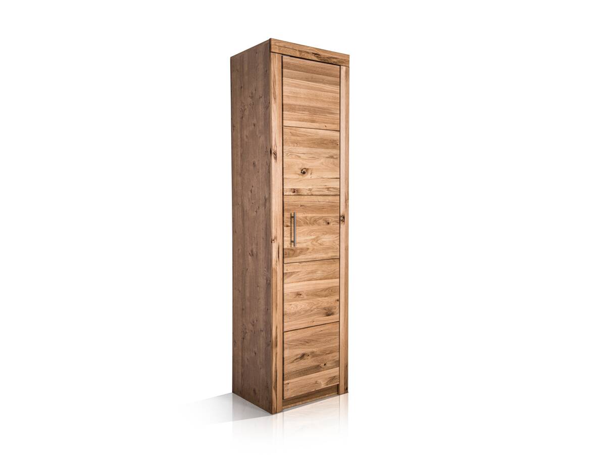 OFFICE FOUR Aktenschrank schmal, Material Teilmassiv Wildeiche teilmassiv