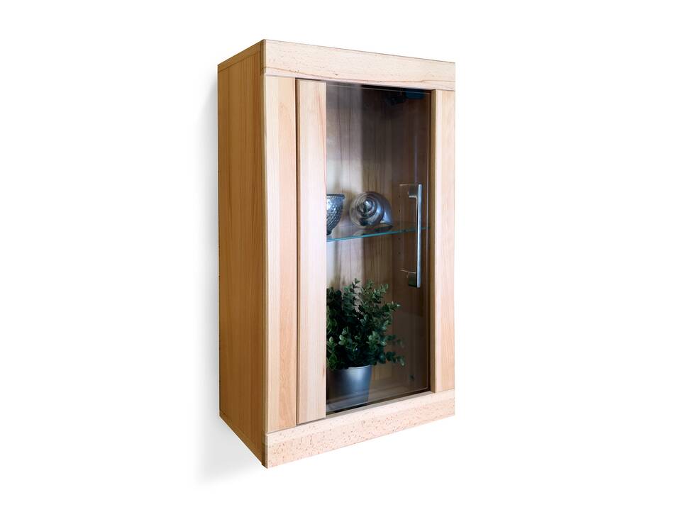 OZEANA Hängeschrank fürs Badezimmer, Material teilmassiv Buche