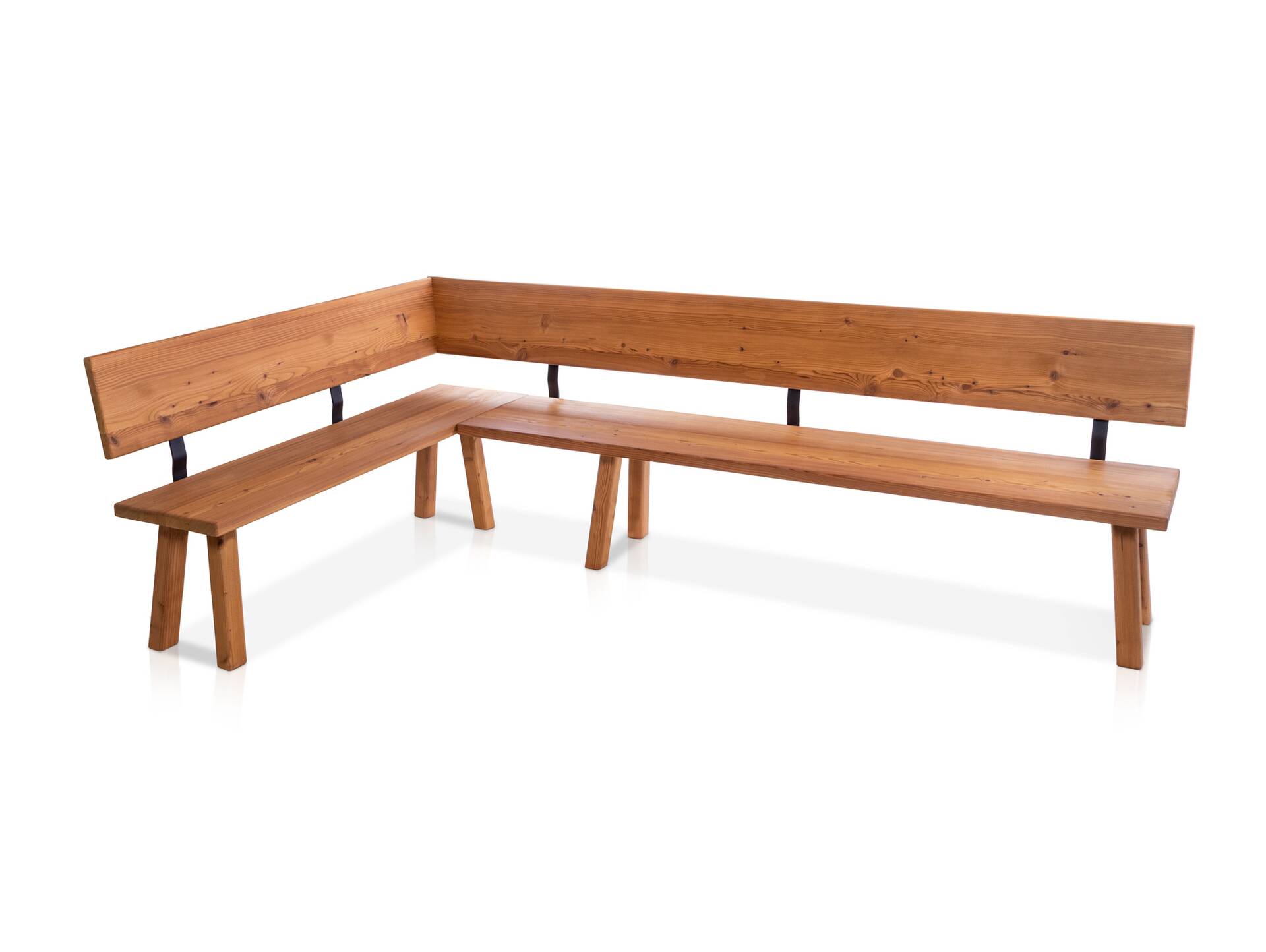 STARNBERG Eckbank, Material Massivholz, Lärche gedämpft 167 x 224 cm | lackiert