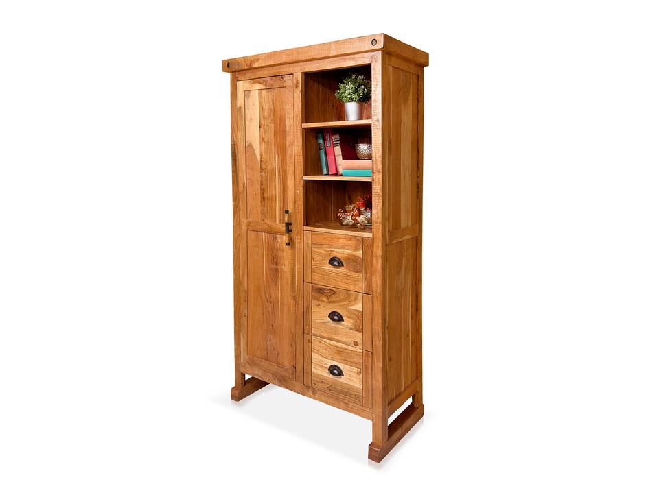 WINCHESTER Highboard II, Material Massivholz, Mango rustikal 