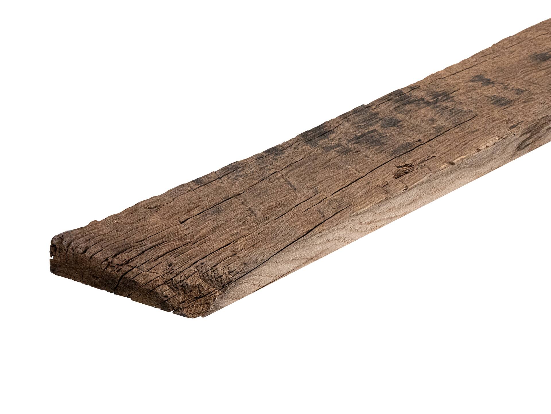 1 Paket Eiche-Altholz Bretter gekappt, rustikale Strukturoberfläche, Material Massivholz 50 cm