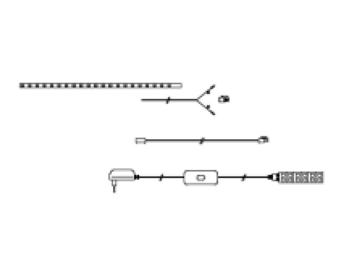 Set 5 LED Band Beleuchtung ca. 135 cm lang 