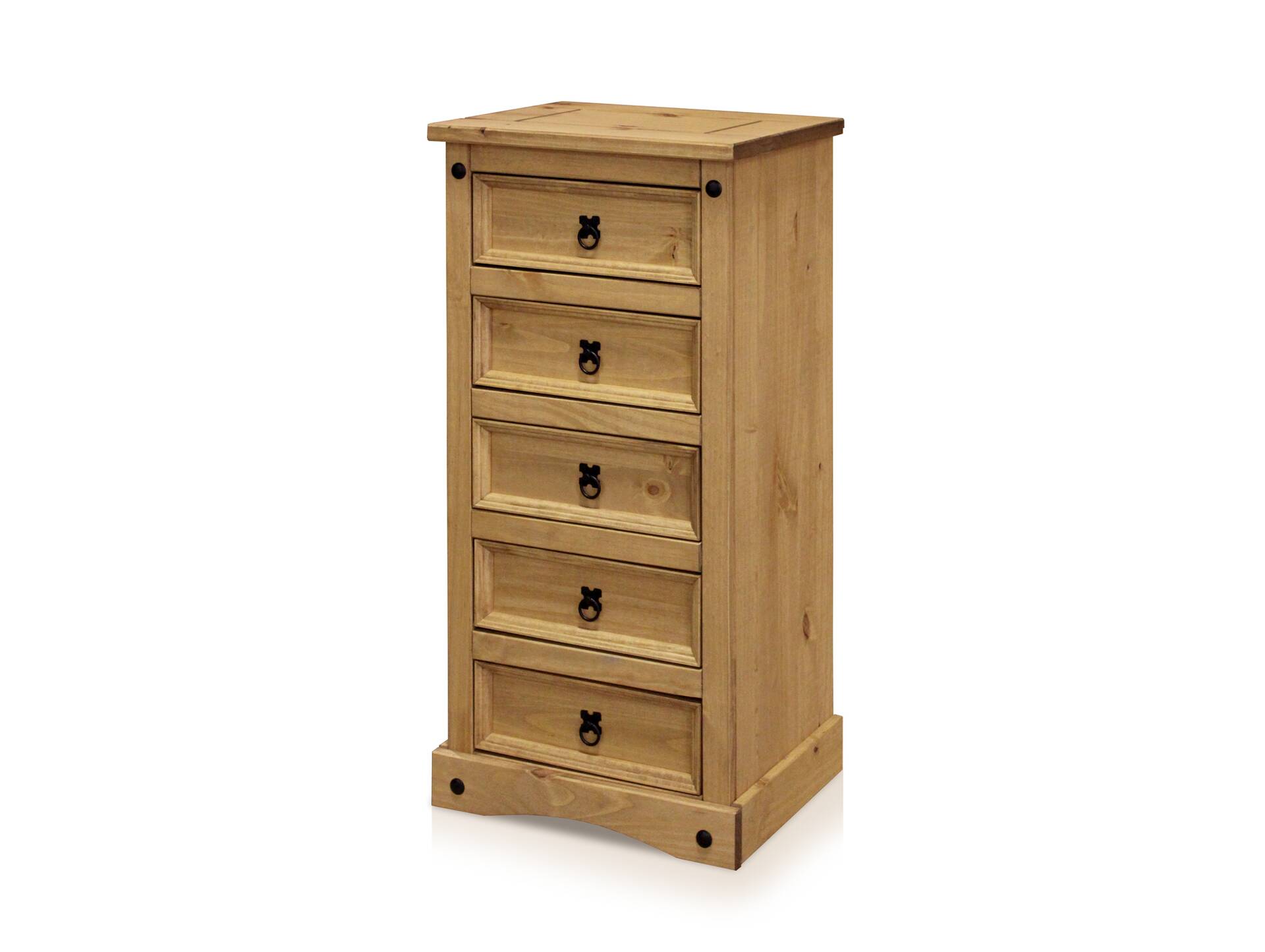 CORTON Kommode 5 SK, Material Massivholz, Kiefer honigfarbig gewachst 