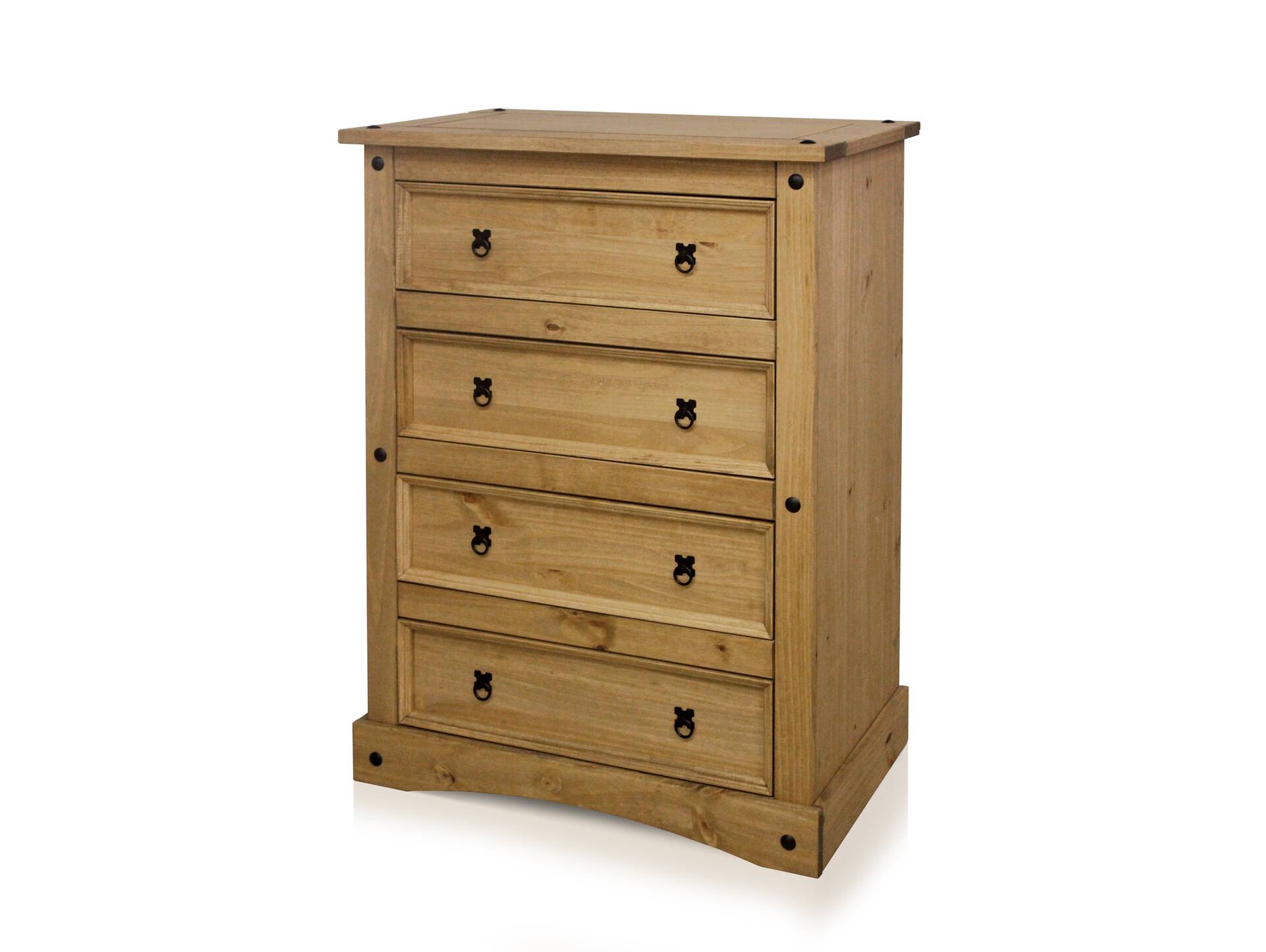 CORTON Kommode 4 SK, Material Massivholz Kiefer gewachst Kiefer gewachst