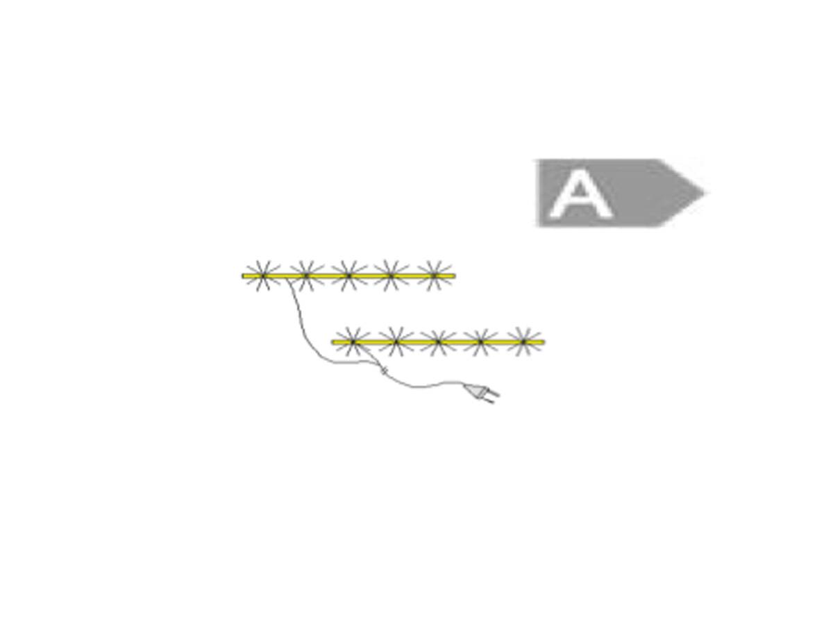 2er LED Beleuchtungsleiste weiss mit up+down-light 643 mm 