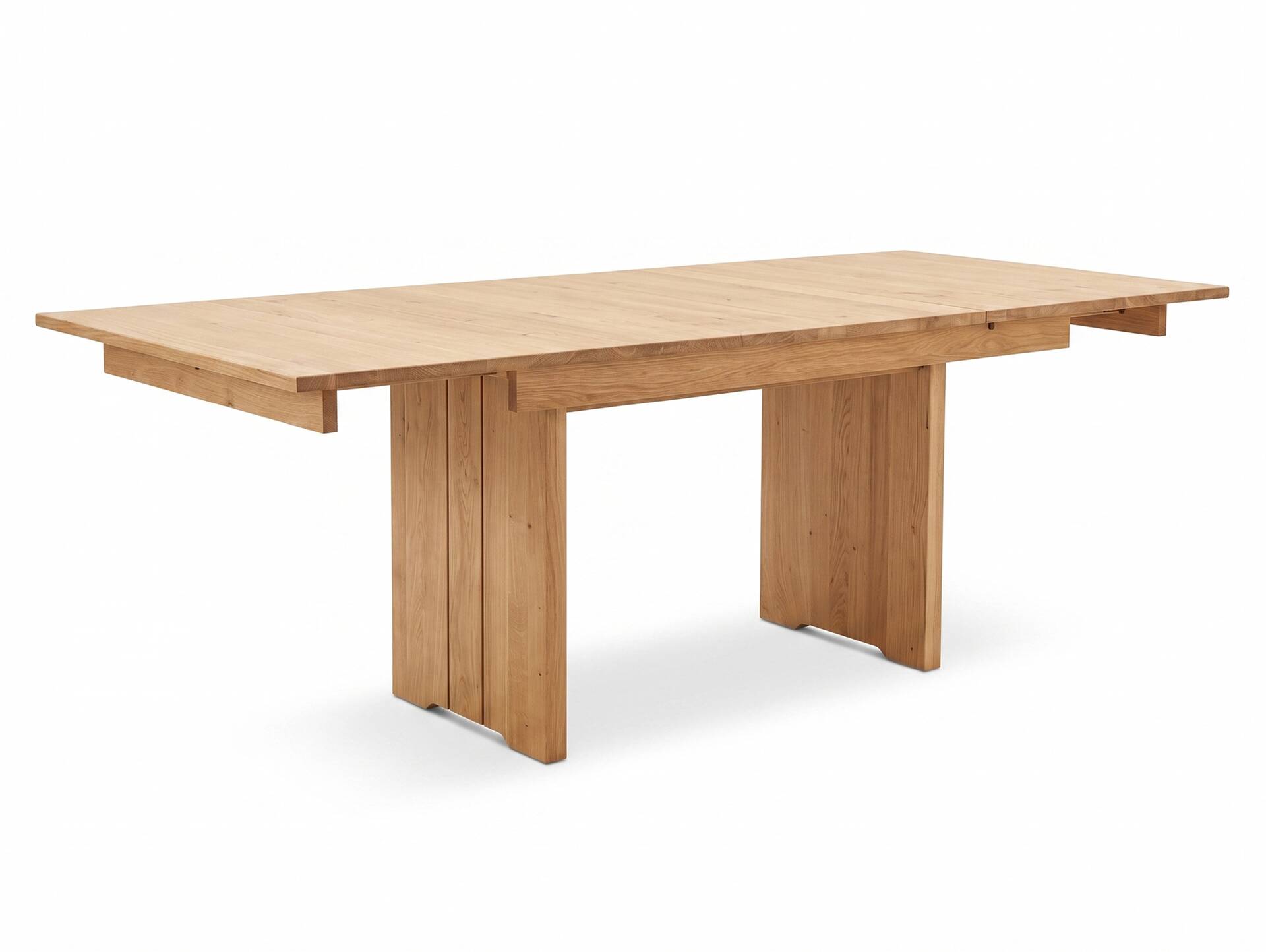BERGAMO NEW Esstisch, Material Massivholz, Wildeiche geölt 130/180 x 90 cm