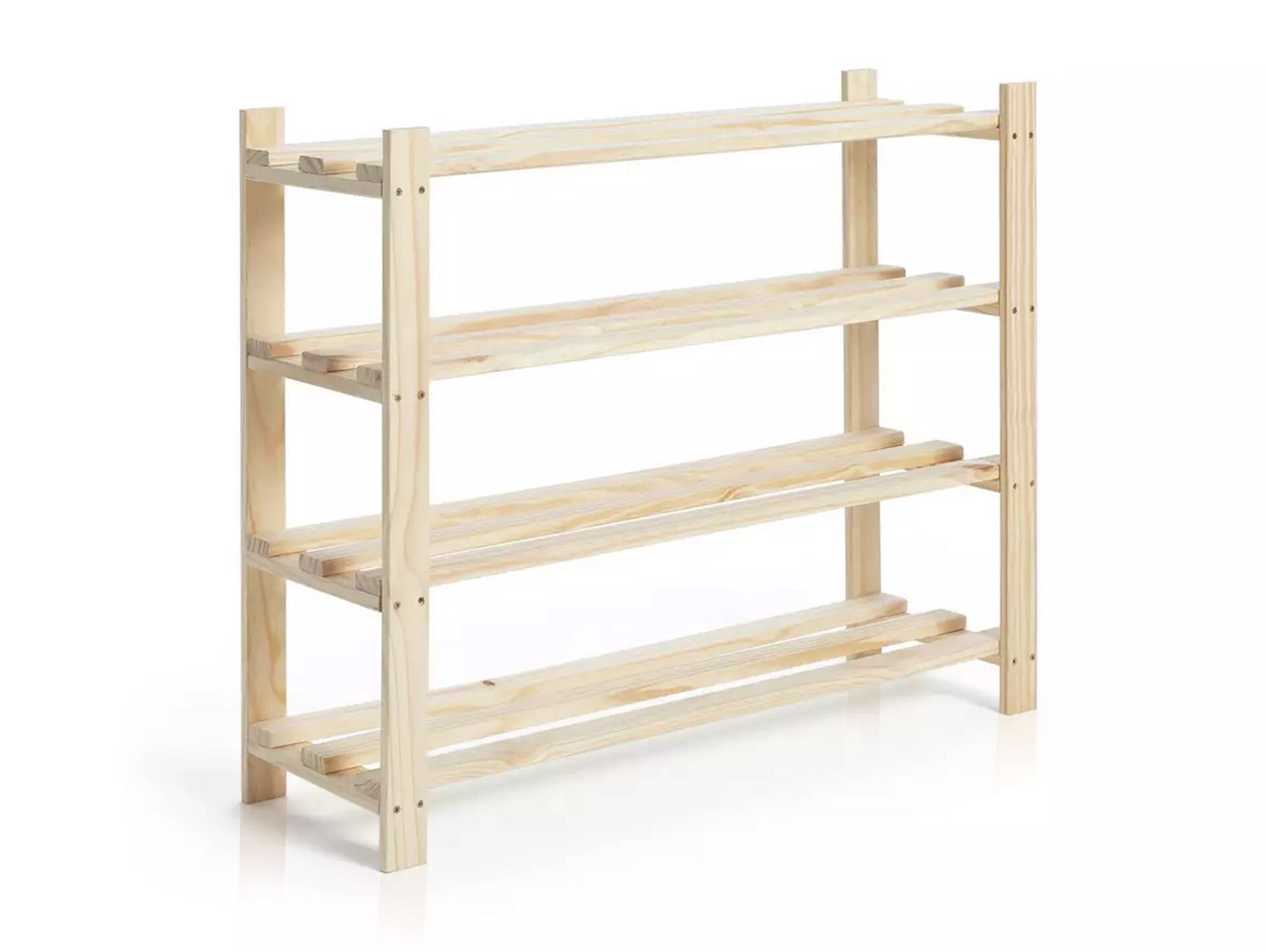 DARRON Regal, Material Massivholz 4 Böden