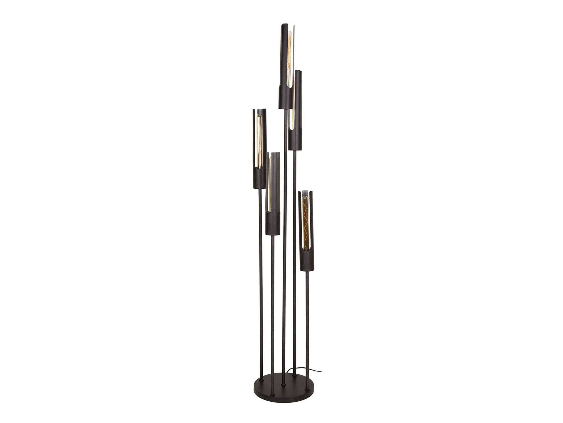 JARNO Stehlampe, 5-flammig, Material Metall, schwarz 