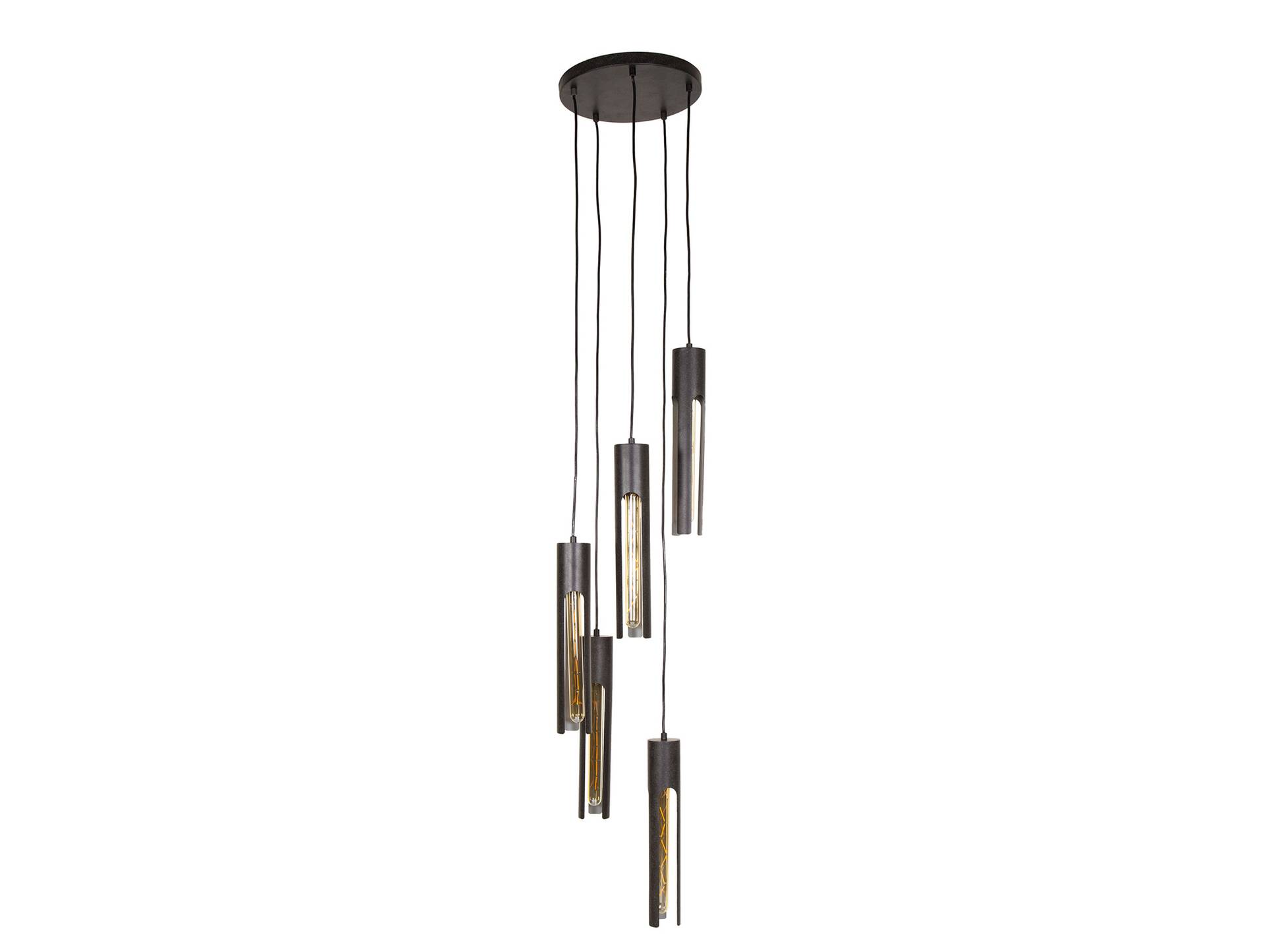 JARNO Hängelampe, 5-flammig, Material Metall, schwarz 