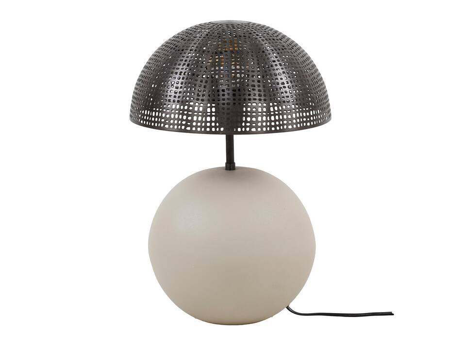 ALENIA Tischlampe, 1-flammig, Material Metall, grau 