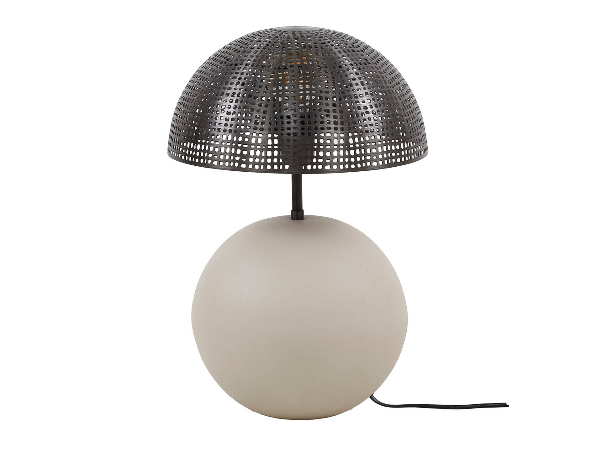 ALENIA Tischlampe, 1-flammig, Material Metall, grau 
