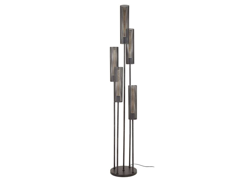 NOVALLE Stehlampe, 5-flammig, Material Metall, schwarz 