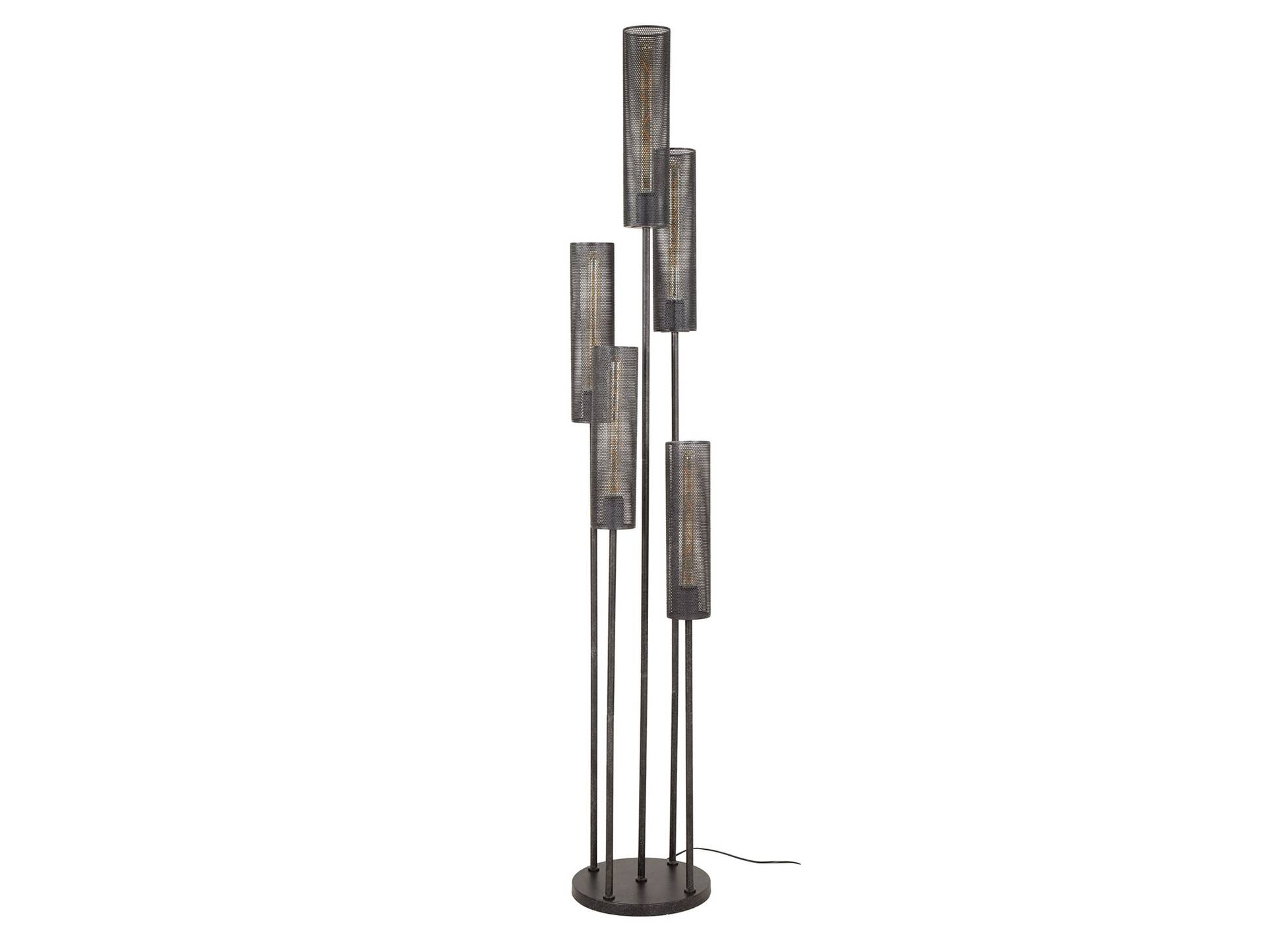 NOVALLE Stehlampe, 5-flammig, Material Metall, schwarz 