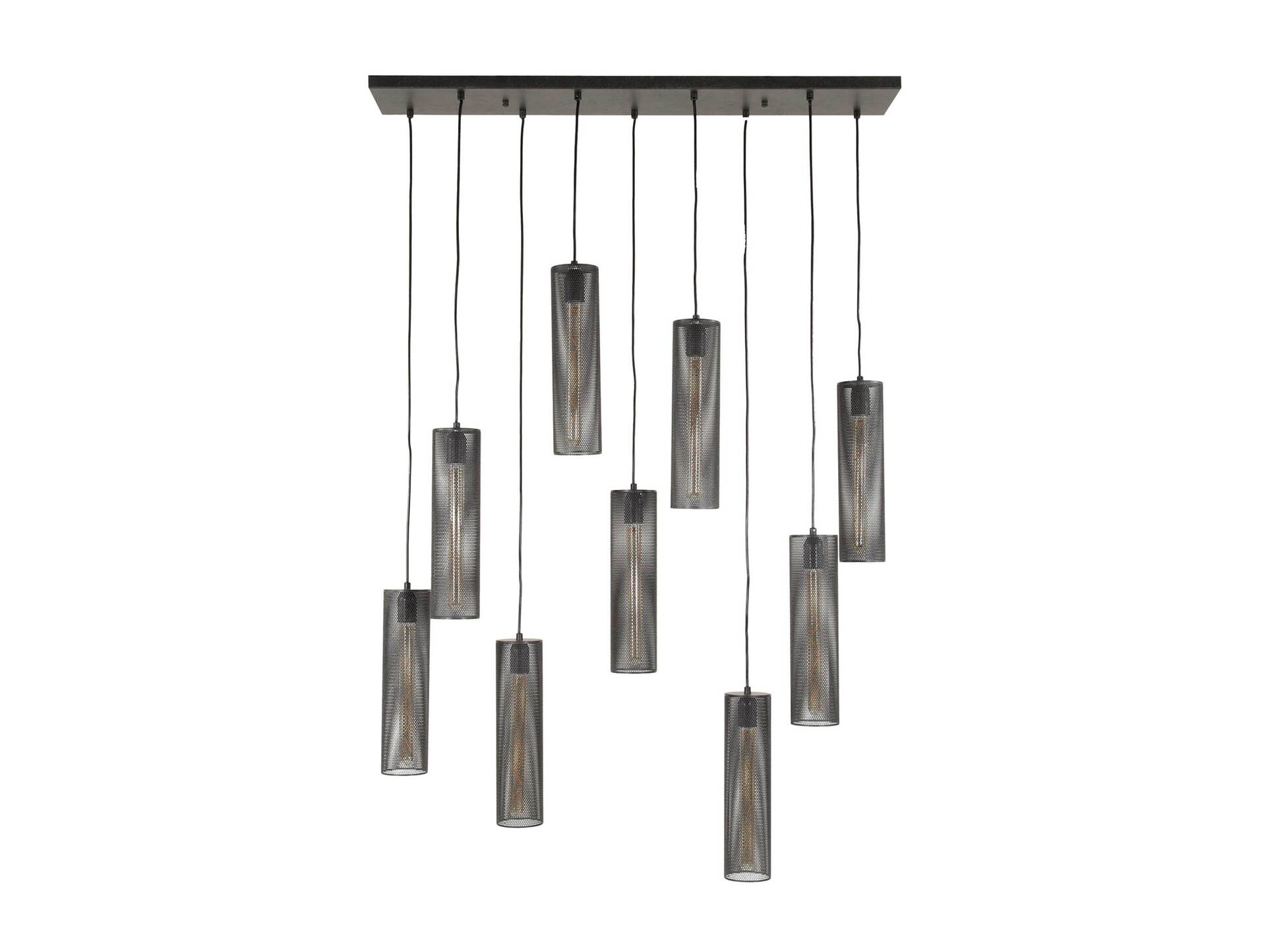 NOVALLE Hängelampe, 9-flammig, Material Metall, schwarz 