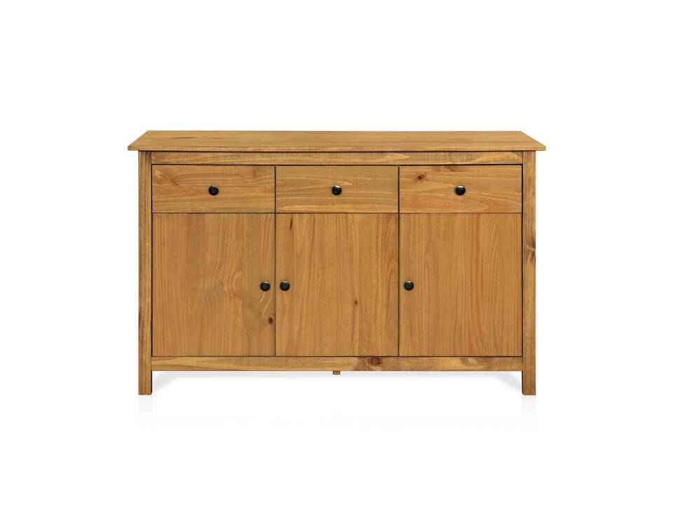 TOBINO Sideboard, Material Massivholz, Kiefer gewachst 