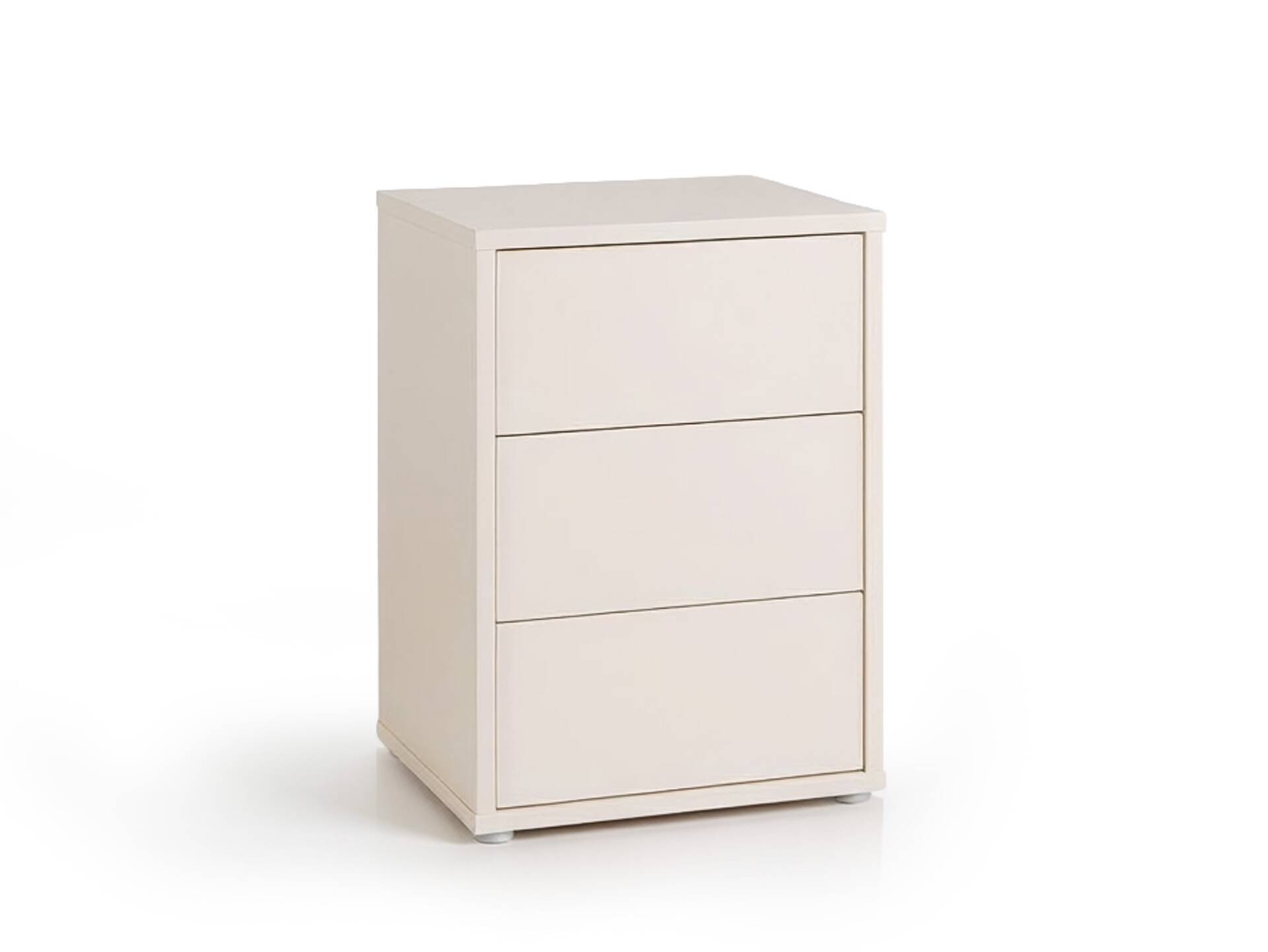 ADIAGO Bürocontainer/Nachtkommode mit 3 Schubkästen, Material Dekorspanplatte Sand