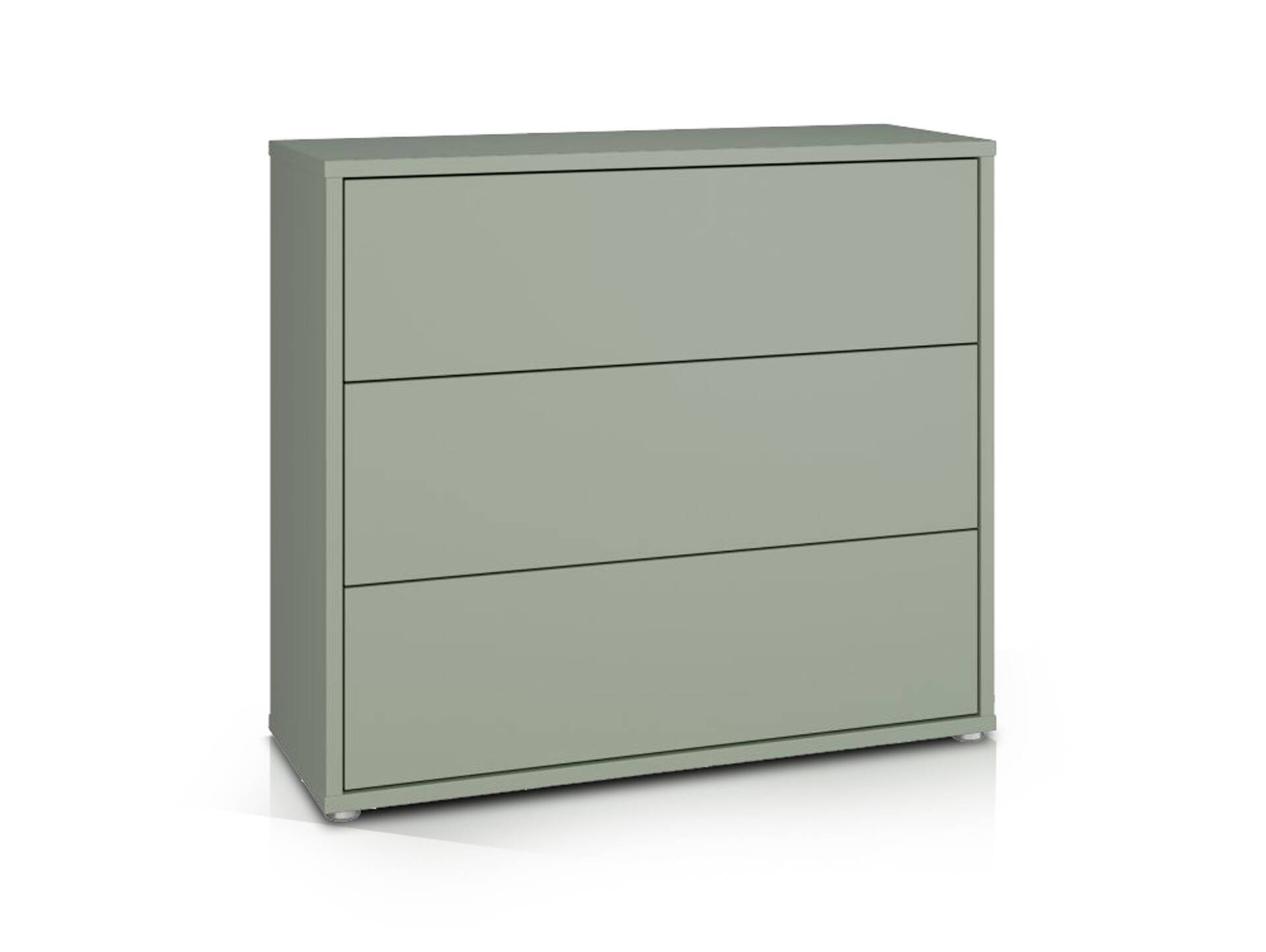 ADIAGO Kommode mit 3 Schubkästen, Material Dekorspanplatte Salbei