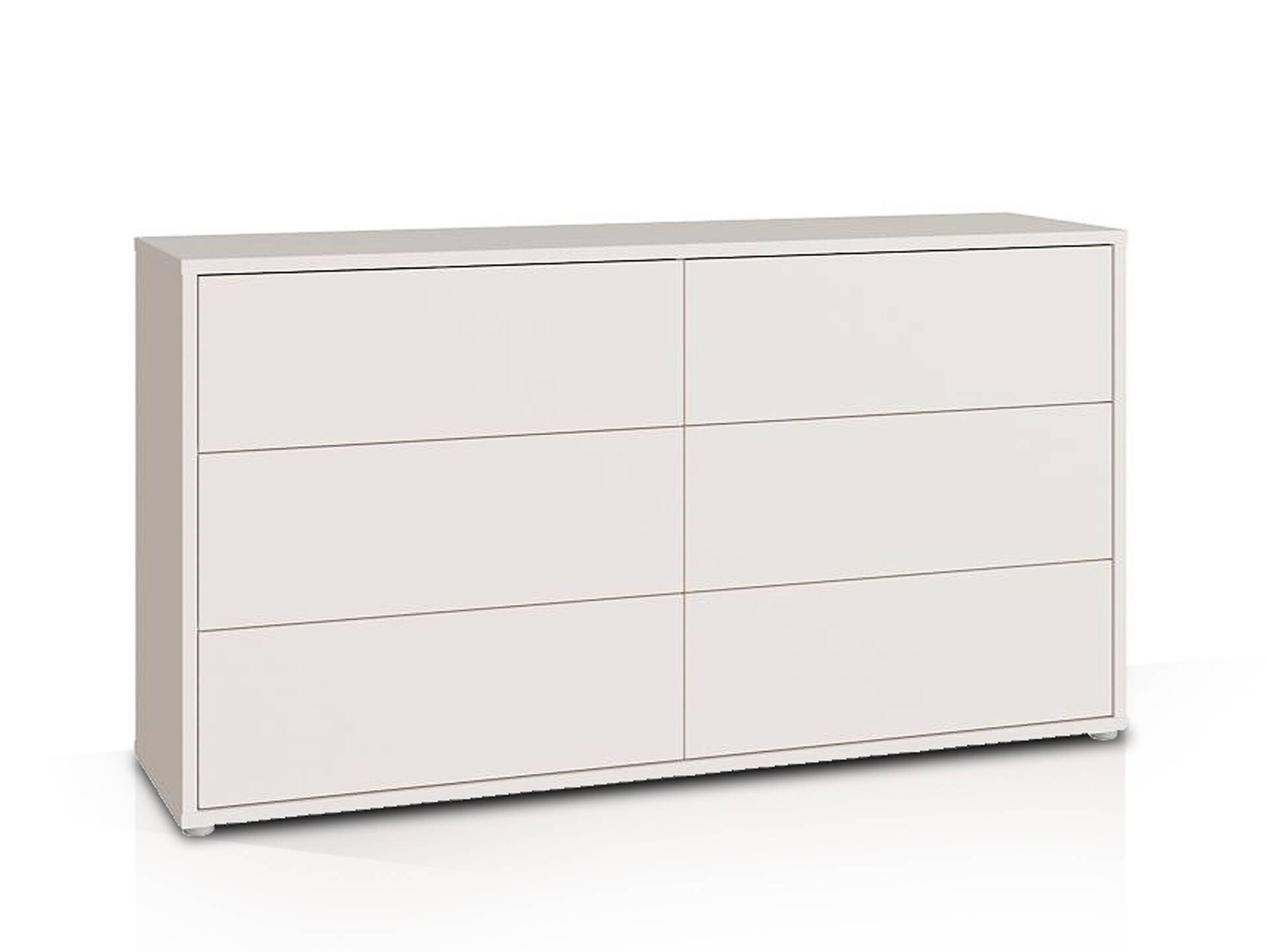 ADIAGO Kommode mit 6 Schubkästen, Material Dekorspanplatte, sand 