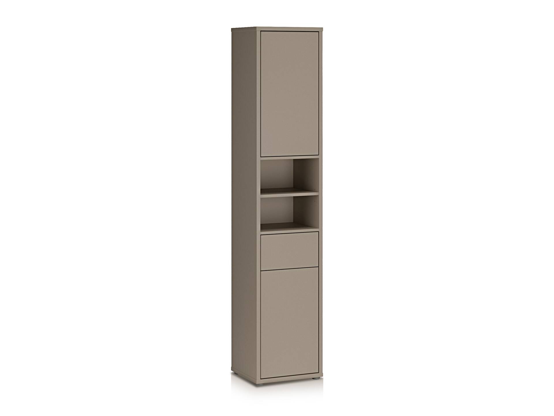 ADIAGO SPA Badezimmer Hochschrank, Material Dekorspanplatte, taupe 