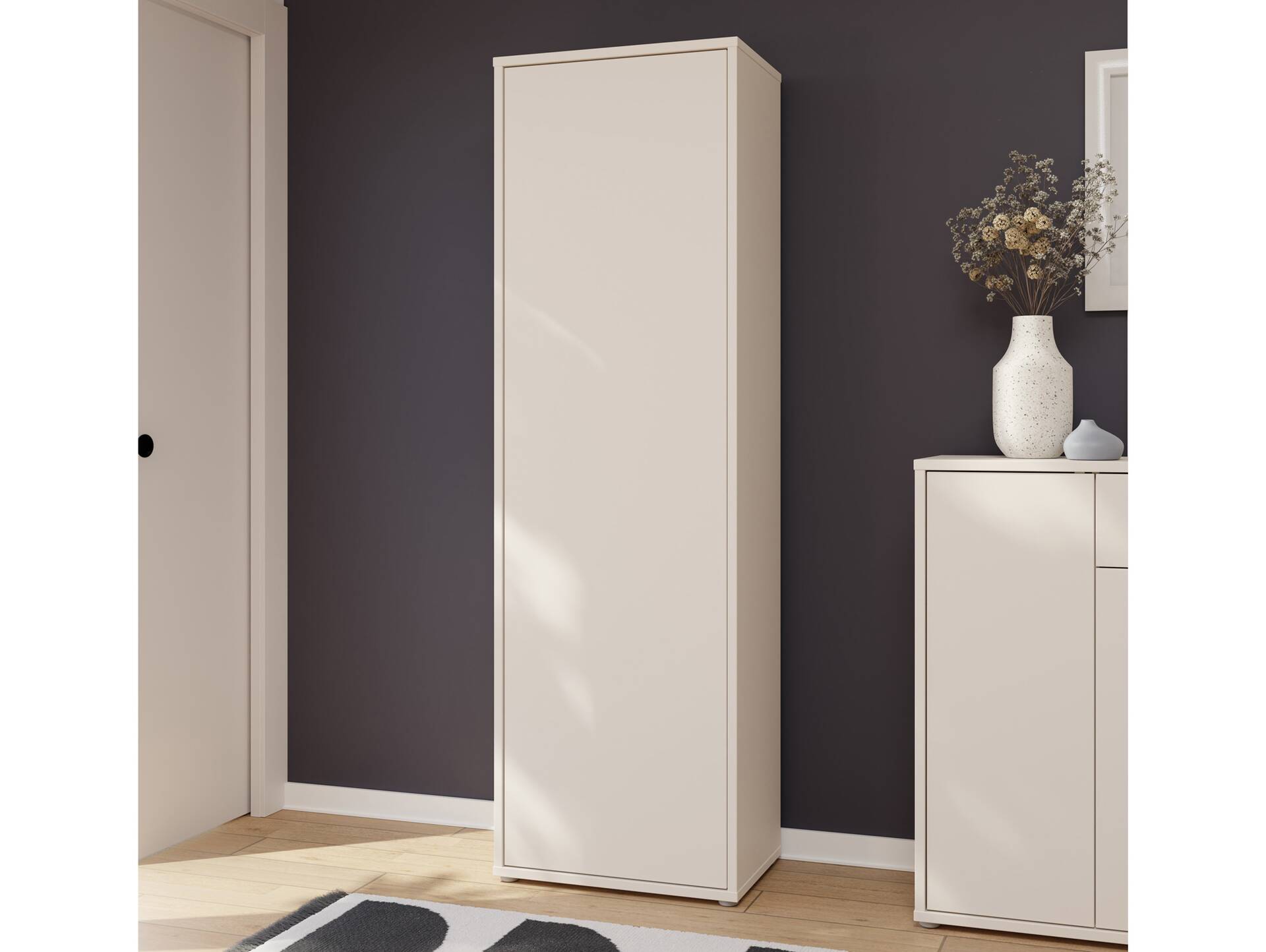 ADIAGO II Garderobenschrank; Material Spanplatte sand 