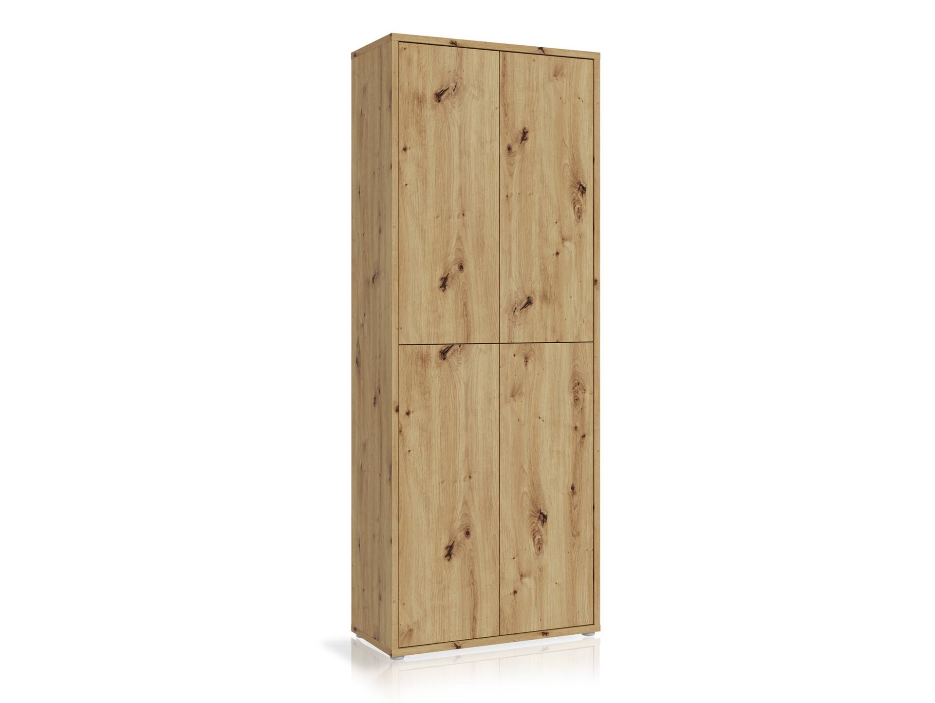 ADIAGO 4trg. Schuh-/Mehrzweckschrank, Material Dekorspanplatte Artisan eichefarbig