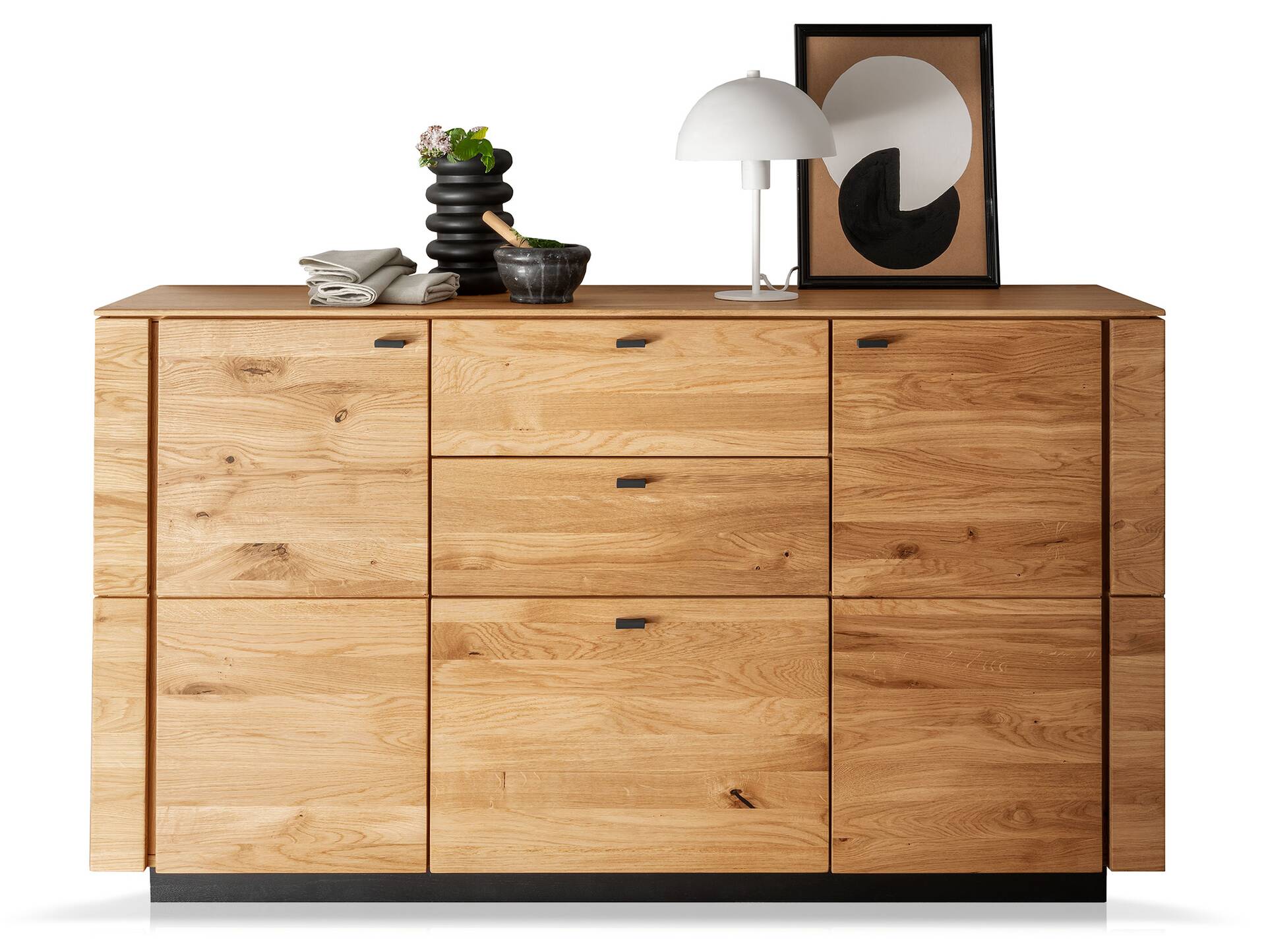 NATANO Sideboard II, Material Massivholz, Wildeiche geölt 