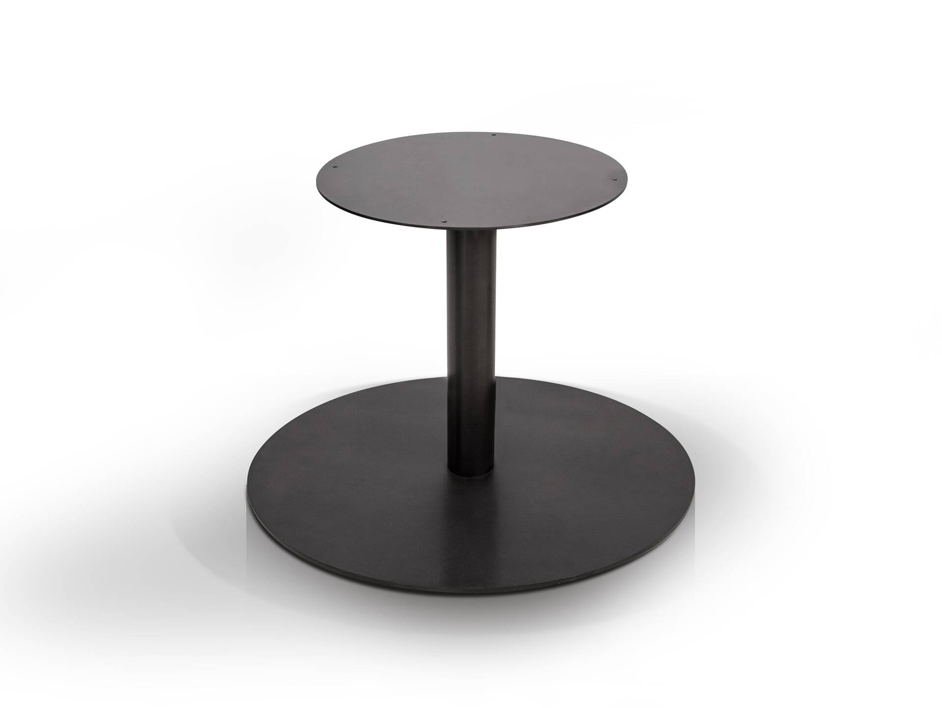 Tischgestell für GASTRO Esstisch rund, Material Stahl, schwarz 70 cm