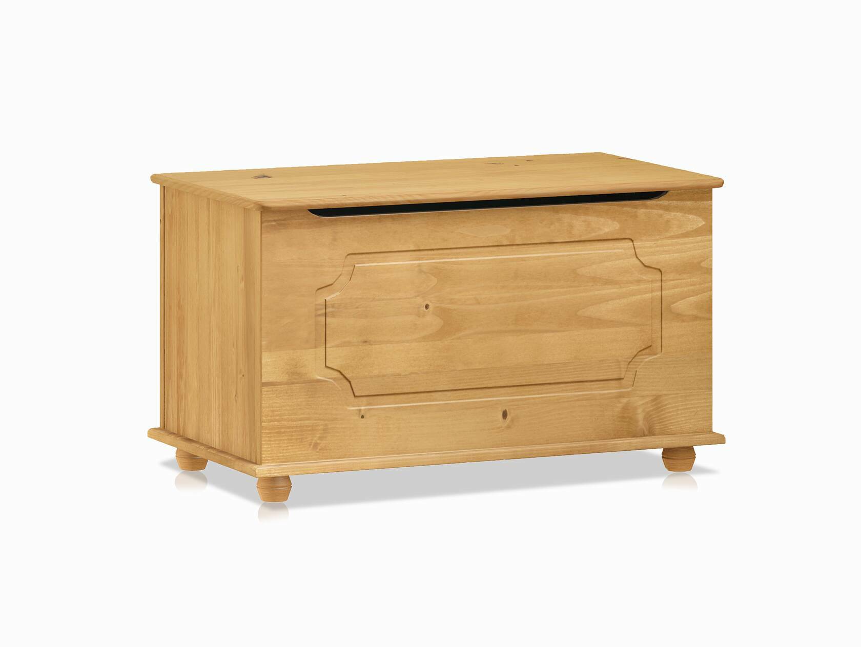 EMEL Truhe/Aufbewahrungsbox, Material Massivholz Kiefer gewachst