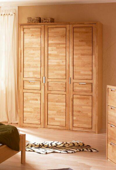 VOLO Kleiderschrank/Drehtürenschrank Erle geölt 