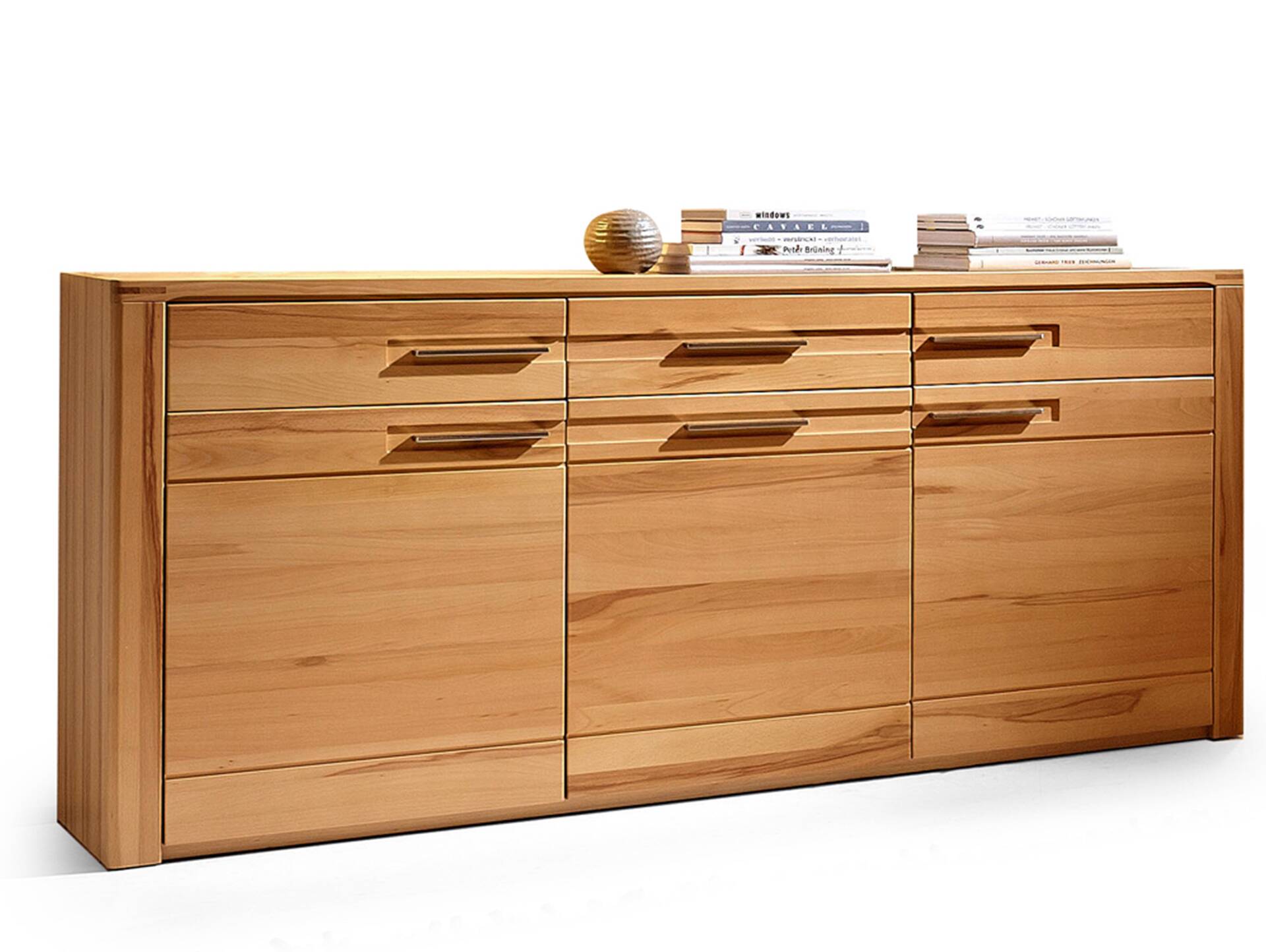 NESTOR PLUS Sideboard, Material Teilmassiv, Kernbuche lackiert 