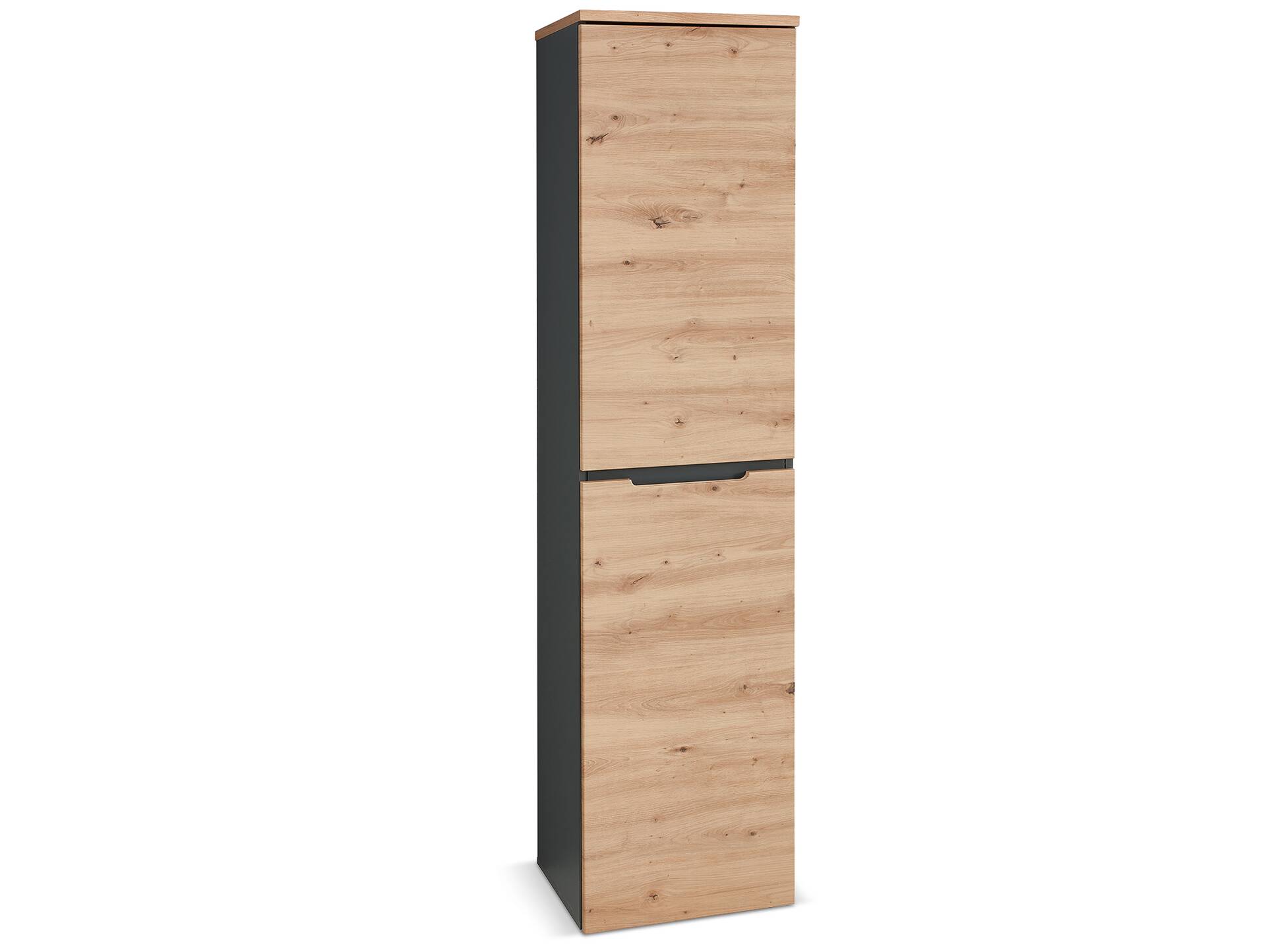 MAILAND Büroschrank III, Material Dekorspanplatte Artisan Eichefarbig / Graphit