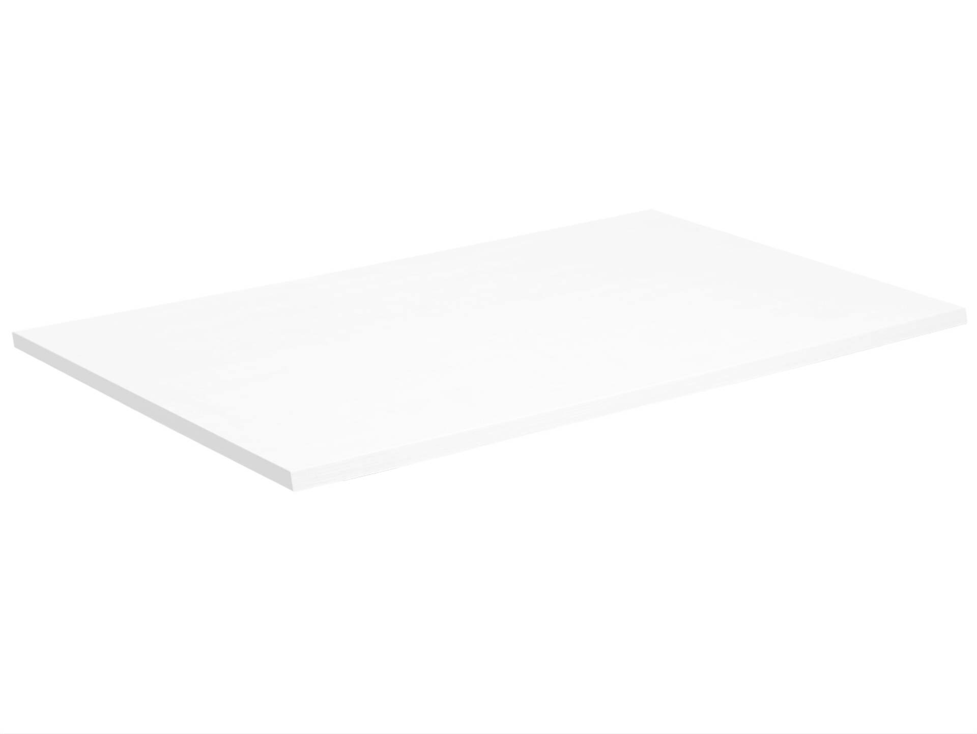 OFFICE ONE Schreibtischplatte, Material Dekorspanplatte 180 x 80 cm | weiss 