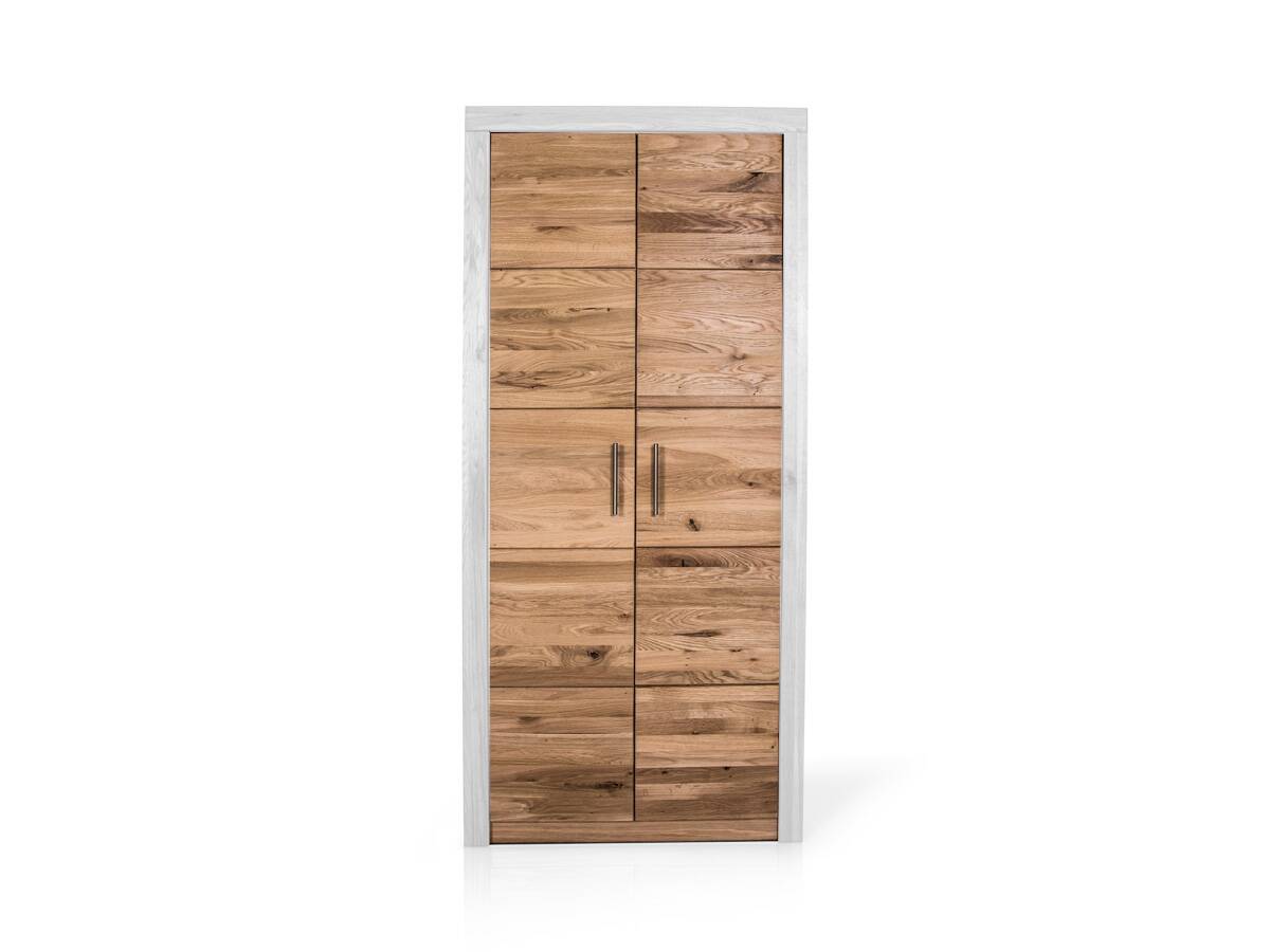 OFFICE FOUR Doppeltüren für Aktenschrank, Wildeiche massiv 