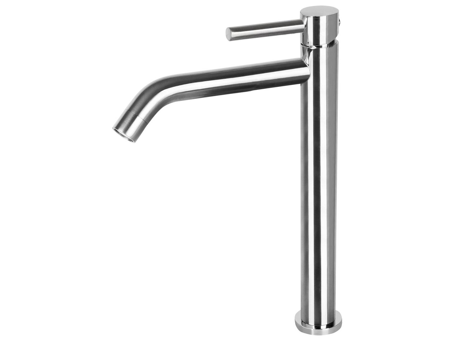 Wasserhahn/Waschtischarmatur warm/kalt, Material Messing Chrom matt