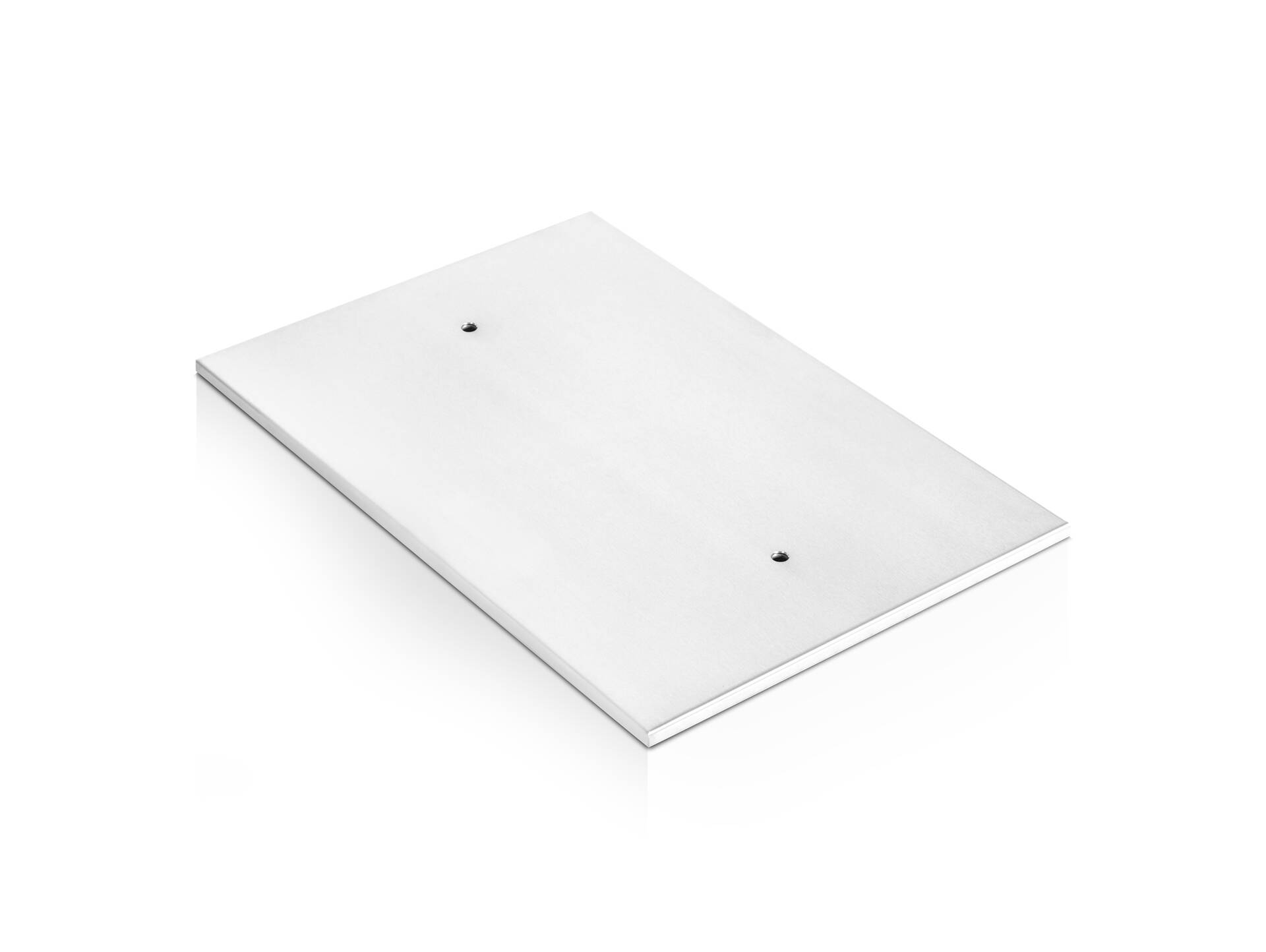 Bodenplatte für Esstische, Material Stahl 120 x 50 cm | Edelstahl