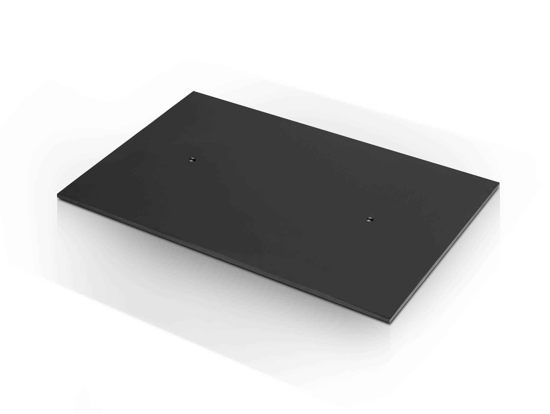Bodenplatte für Esstische, Material Stahl 120 x 50 cm | schwarz