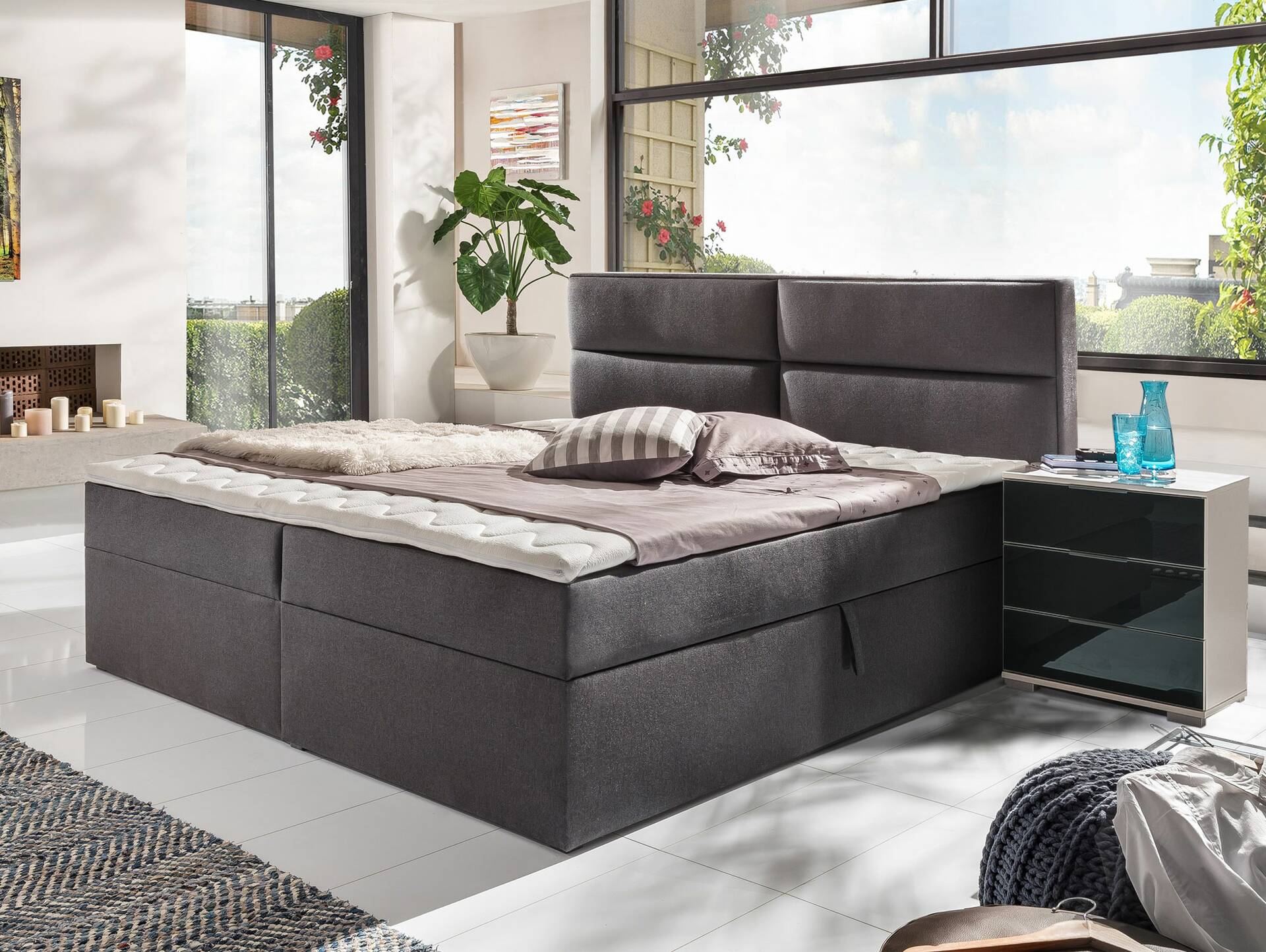 MIAMI Boxspringbett 180x200 cm 