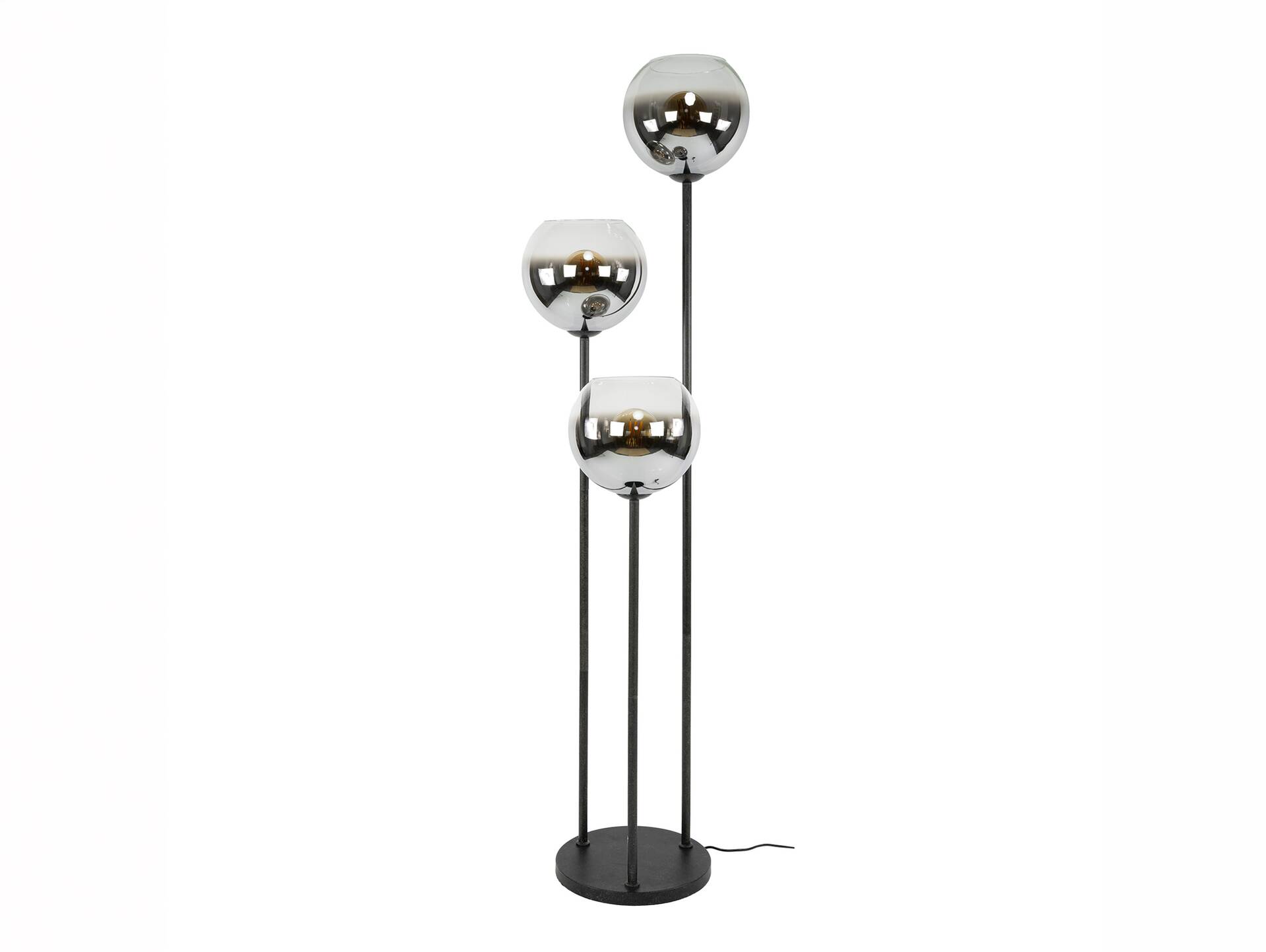 ELEA Stehlampe, 2-flammig, Material Metall, Schwarz 