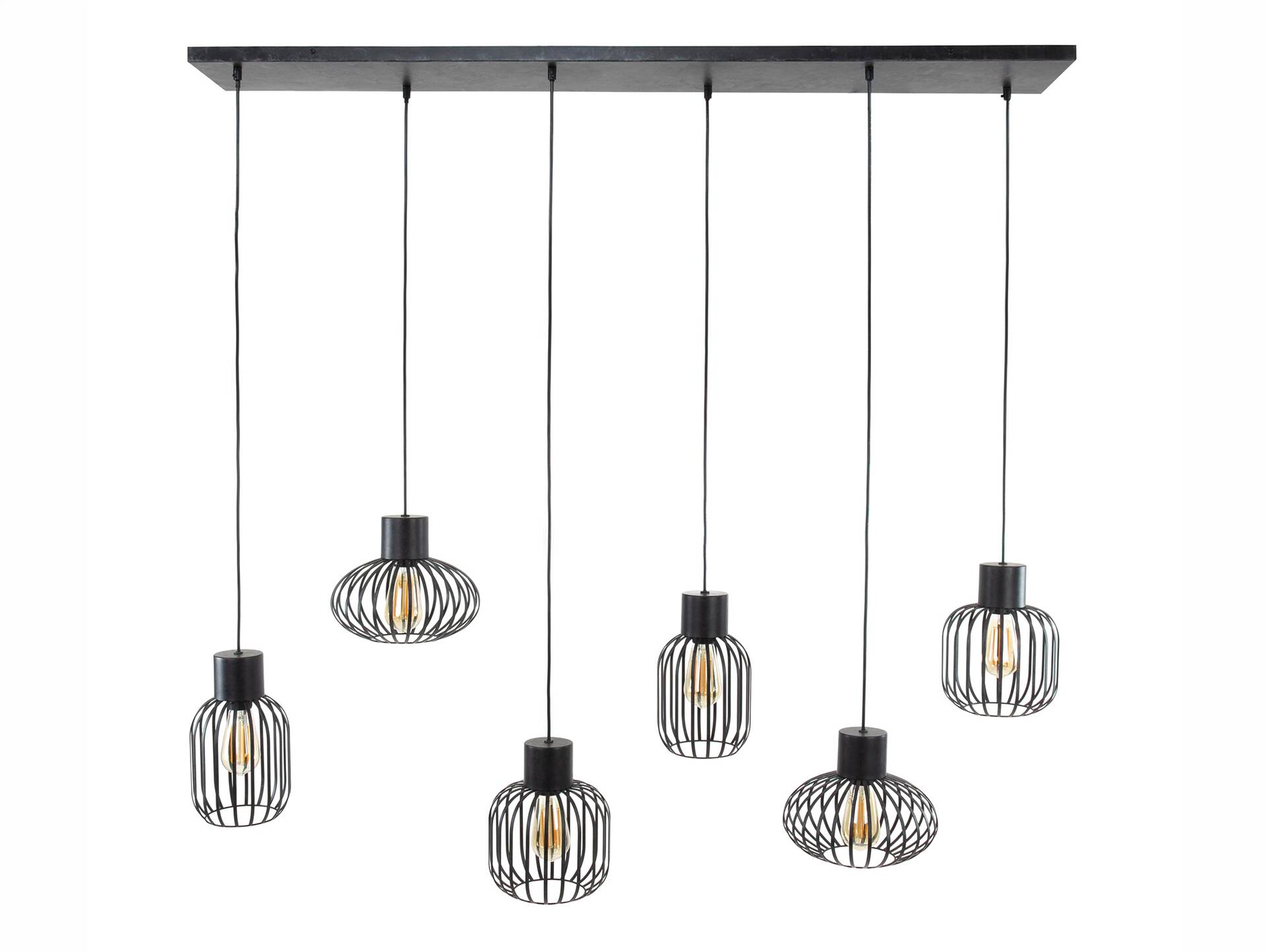 HEDDA Hängelampe, 6-flammig, Material Metall, anthrazit 