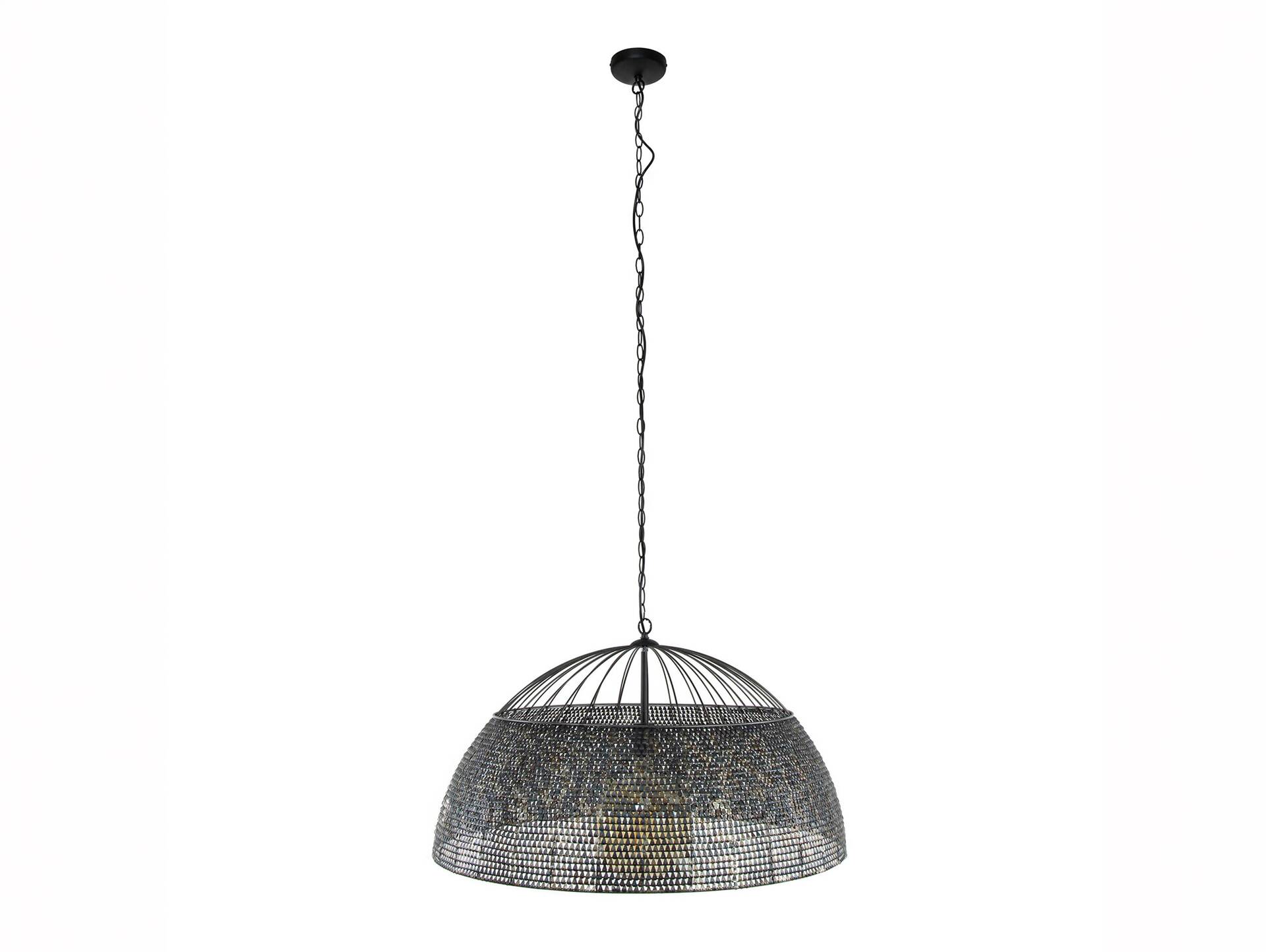 MIRAL Pendelleuchte, 1-flammig, Material Metall, schwarz-braun 