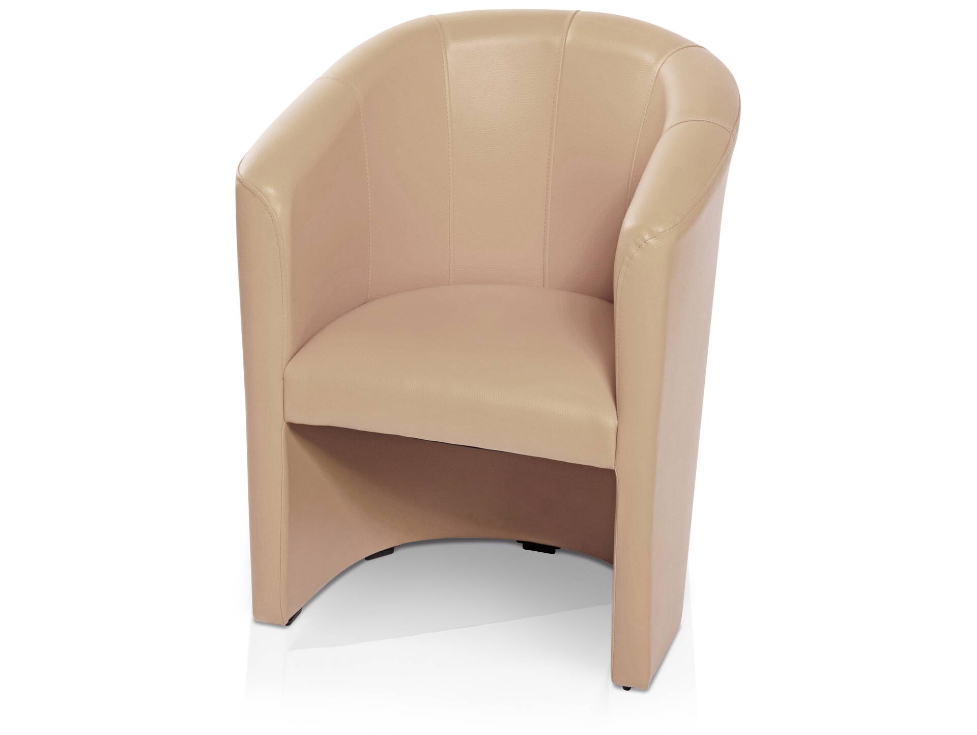 ABIZA Cocktailsessel, Material Kunstleder beige