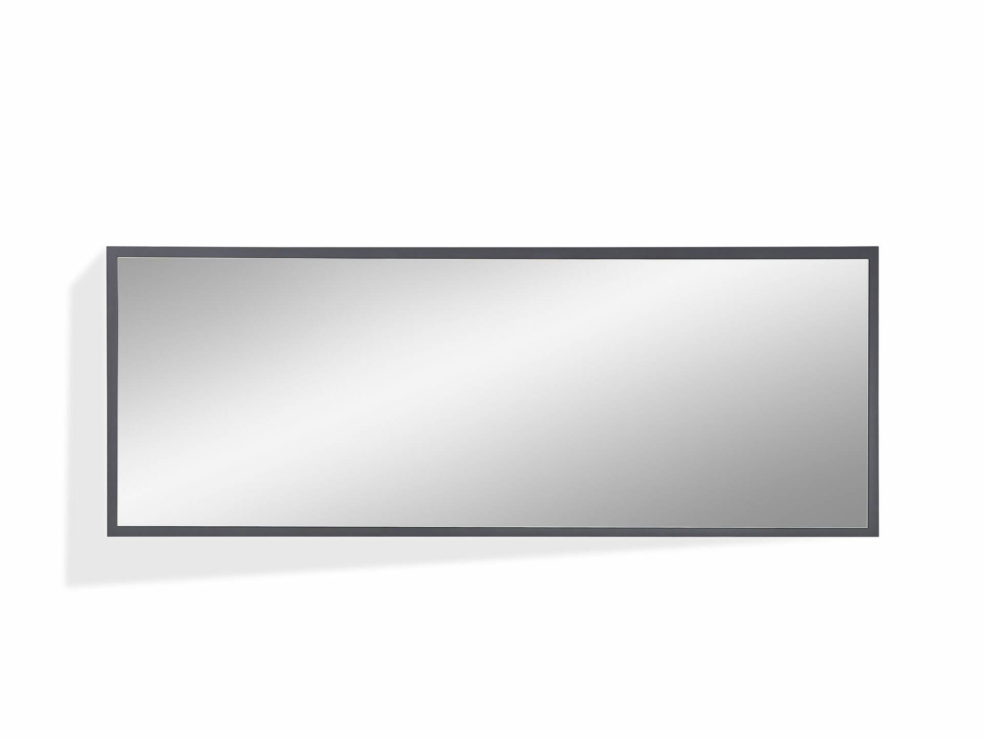 BARCO Spiegel 160x60 cm, Material Spanplatte, graphitfarbig 