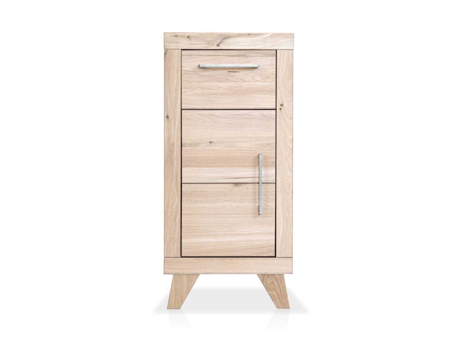 OZEANA Unterschrank II fürs Badezimmer, Material teilmassiv Eiche 