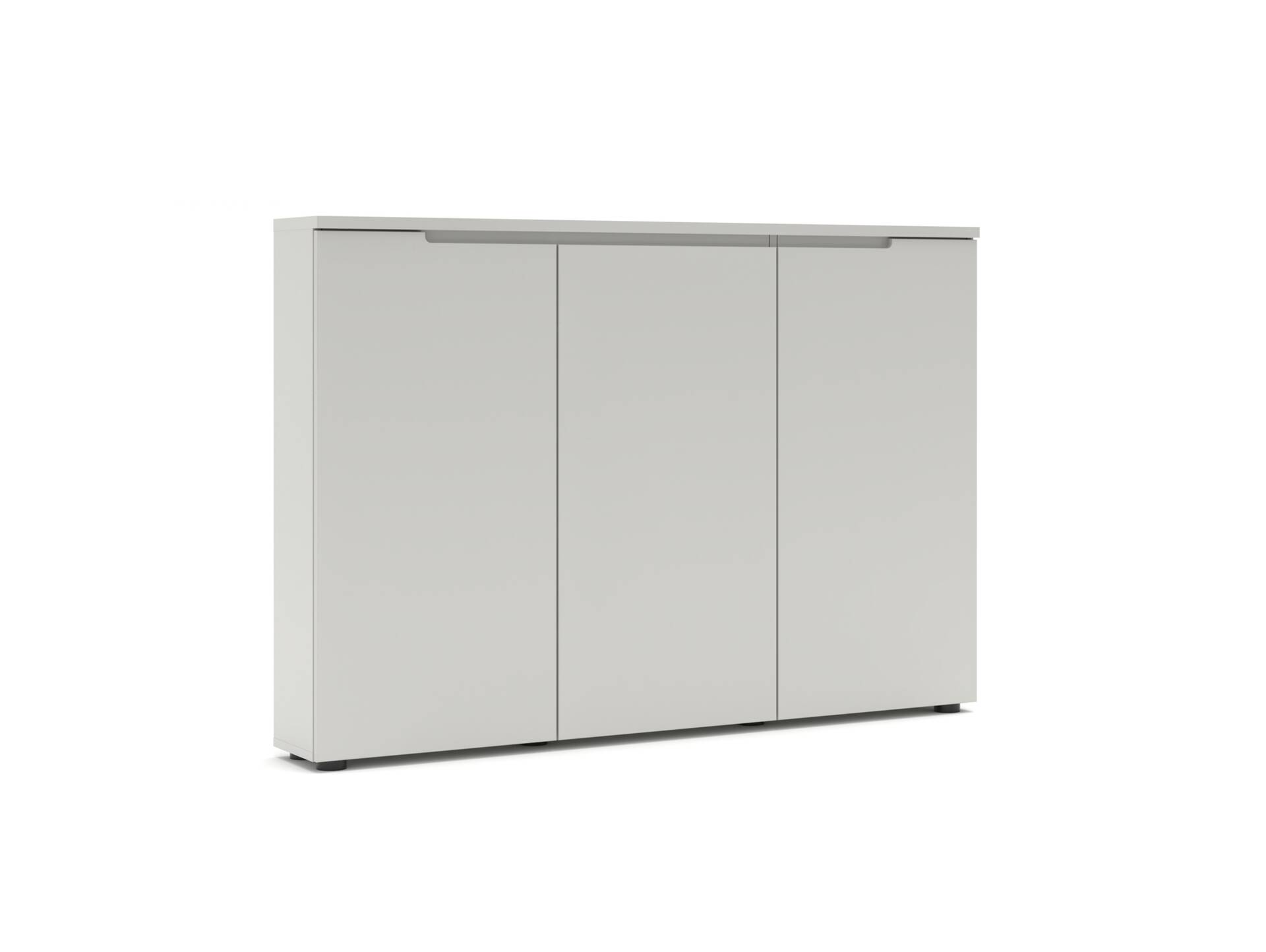 BUDAPEST Schuhschrank II, Material Dekorspanplatte, lichtgrau 