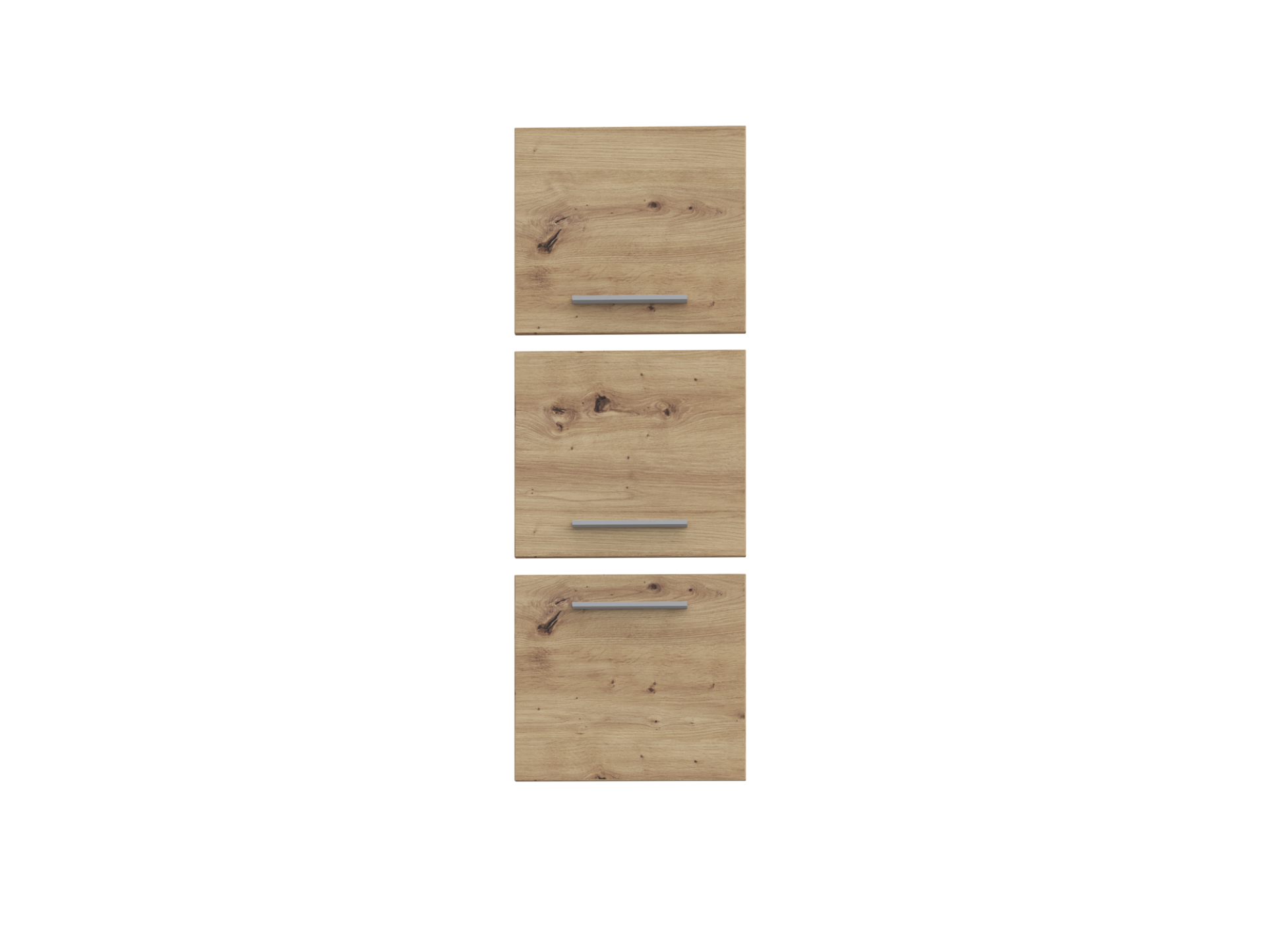 CALLANDO 3er Set Türen für Regal I, Material Dekorspanplatte,  Artisan Eiche Nachbildung 