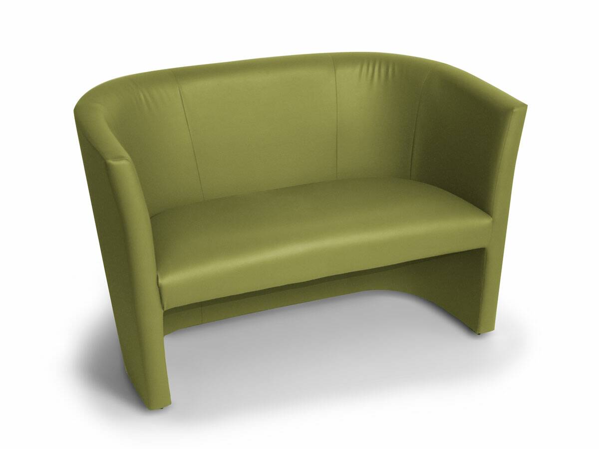CHARLY DUO Cocktailsessel / Sessel, Material Kunstleder grün